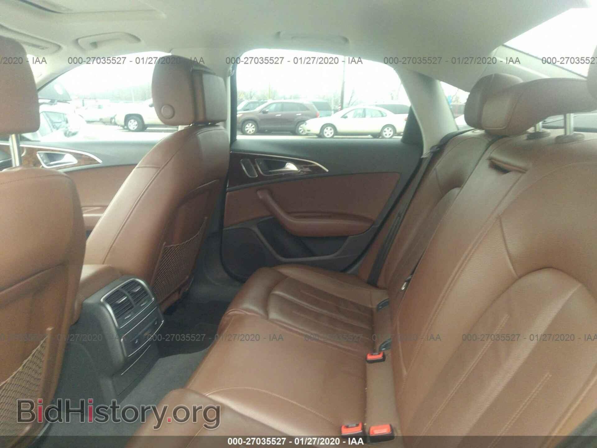 2012 AUDI A6 - VIN: WAUGGAFC7CN081942 - Фото 8