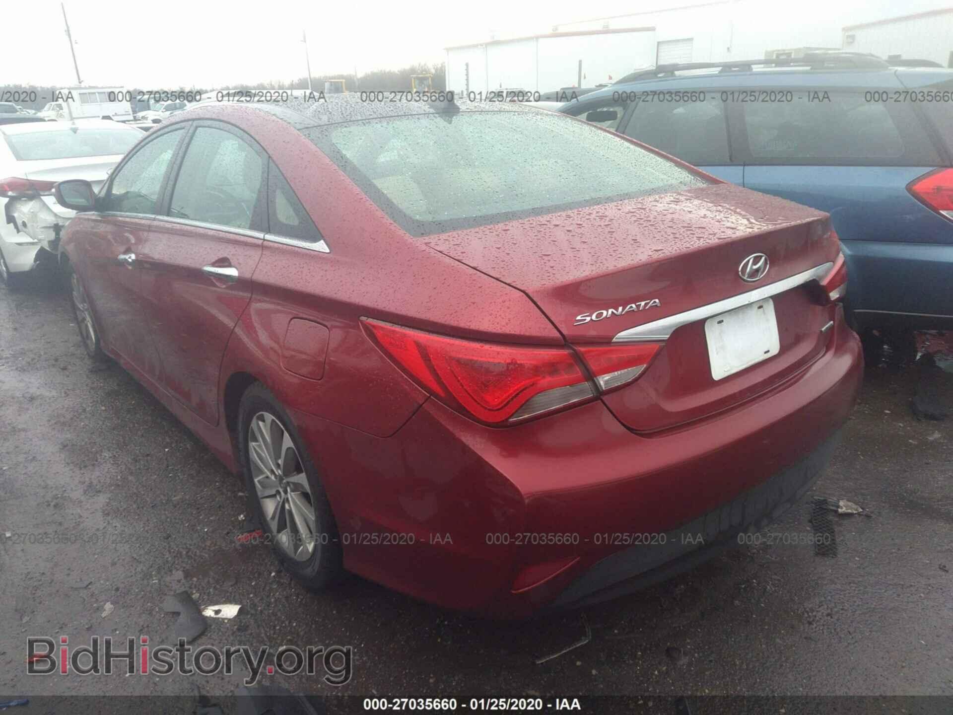 2014 HYUNDAI SONATA - VIN: 5NPEC4AC4EH819195 - Фото 3