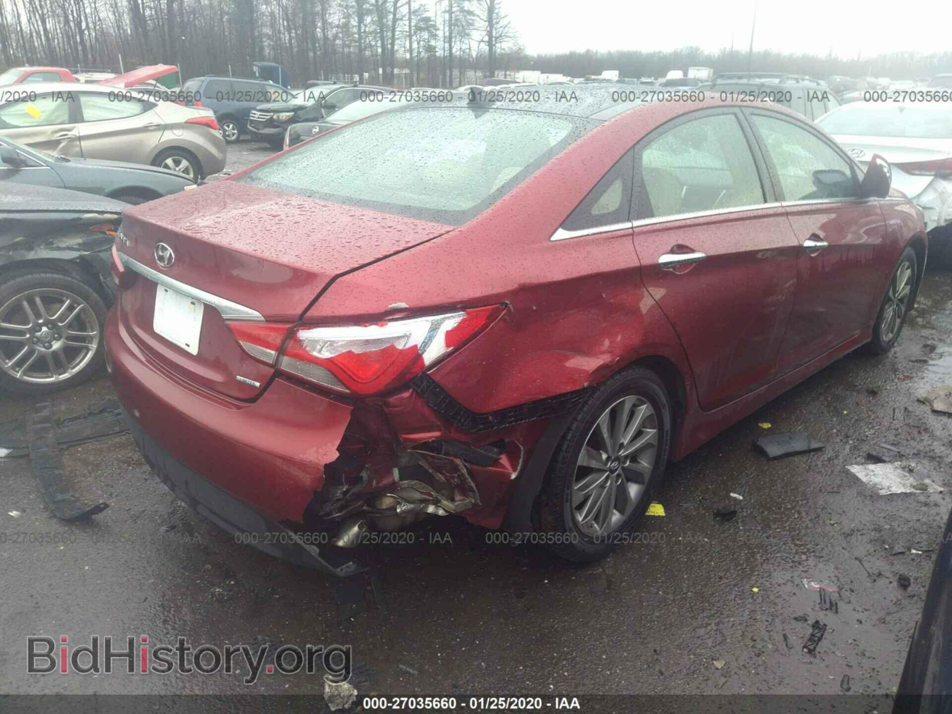 2014 HYUNDAI SONATA - VIN: 5NPEC4AC4EH819195 - Фото 4