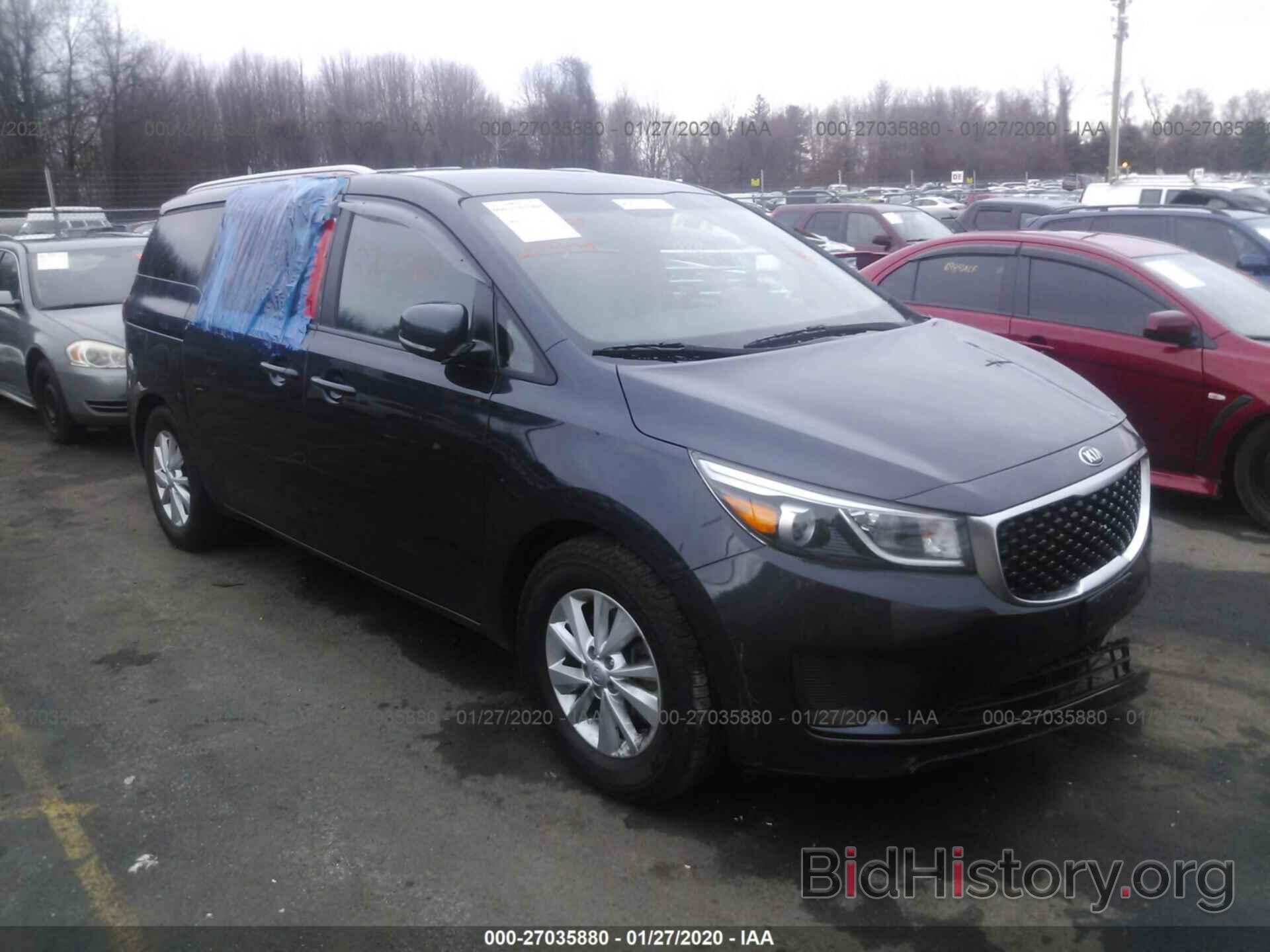 Photo KNDMB5C17G6196779 - KIA SEDONA 2016