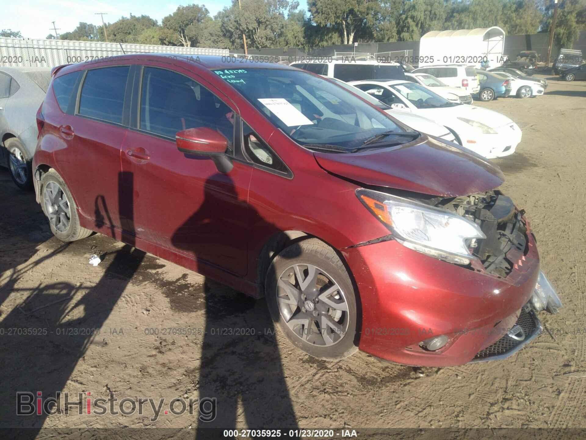 Фотография 3N1CE2CP2GL367047 - NISSAN VERSA NOTE 2016