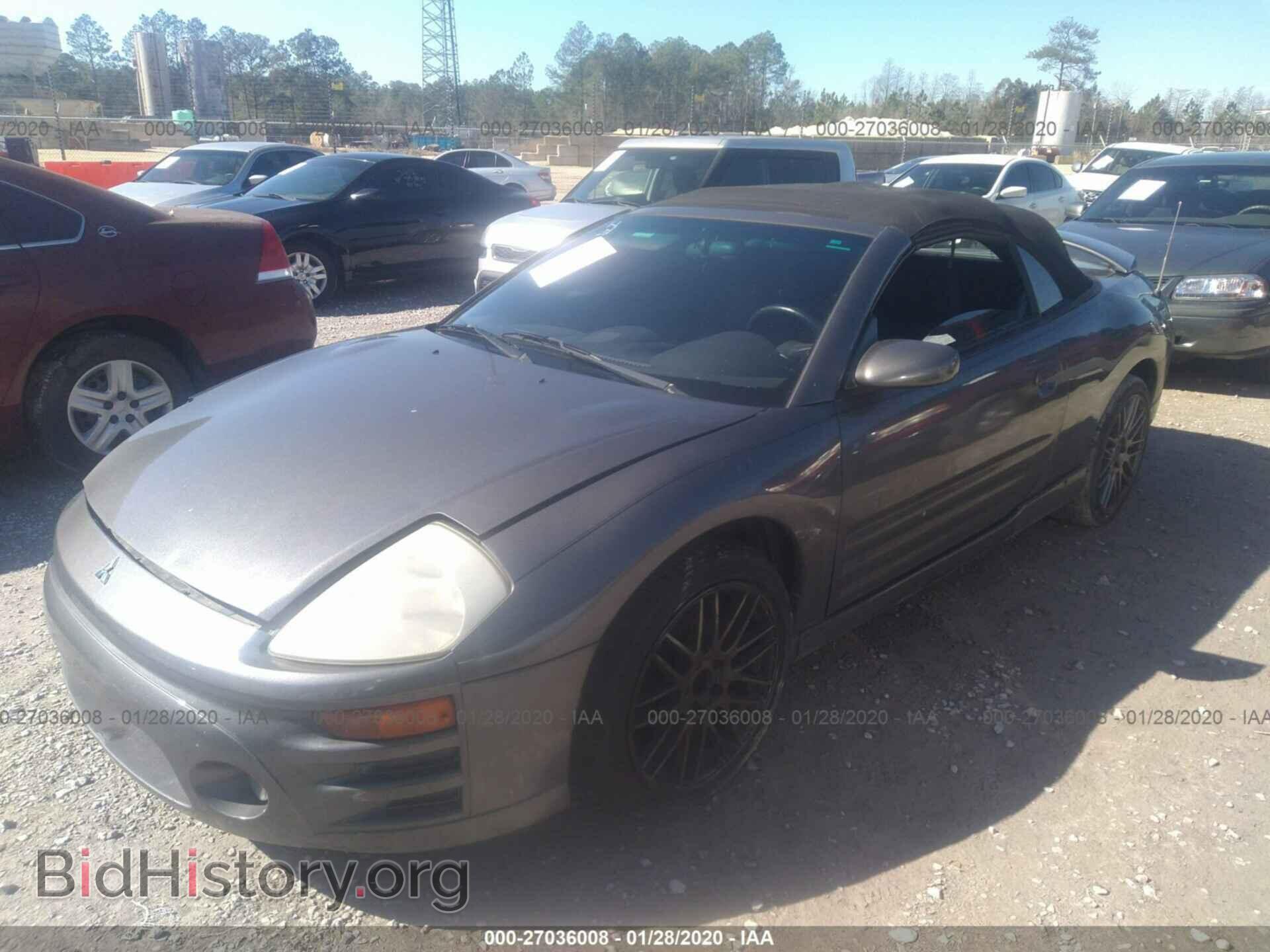 2003 MITSUBISHI ECLIPSE - VIN: 4A3AE75H23E023622 - Photo 2