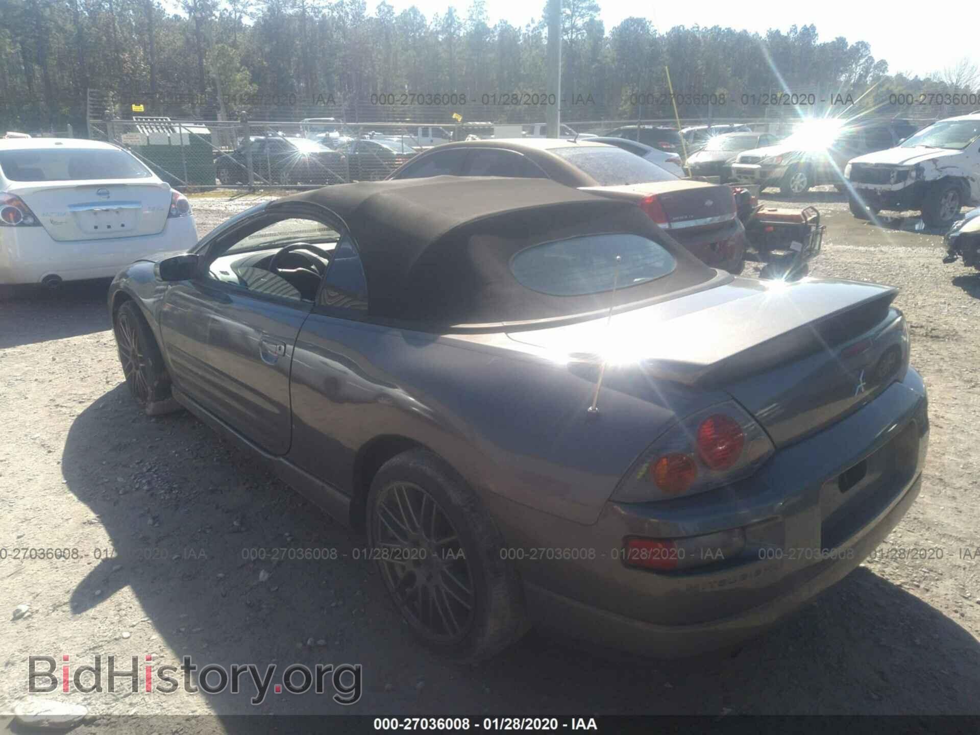 2003 MITSUBISHI ECLIPSE - VIN: 4A3AE75H23E023622 - Photo 3