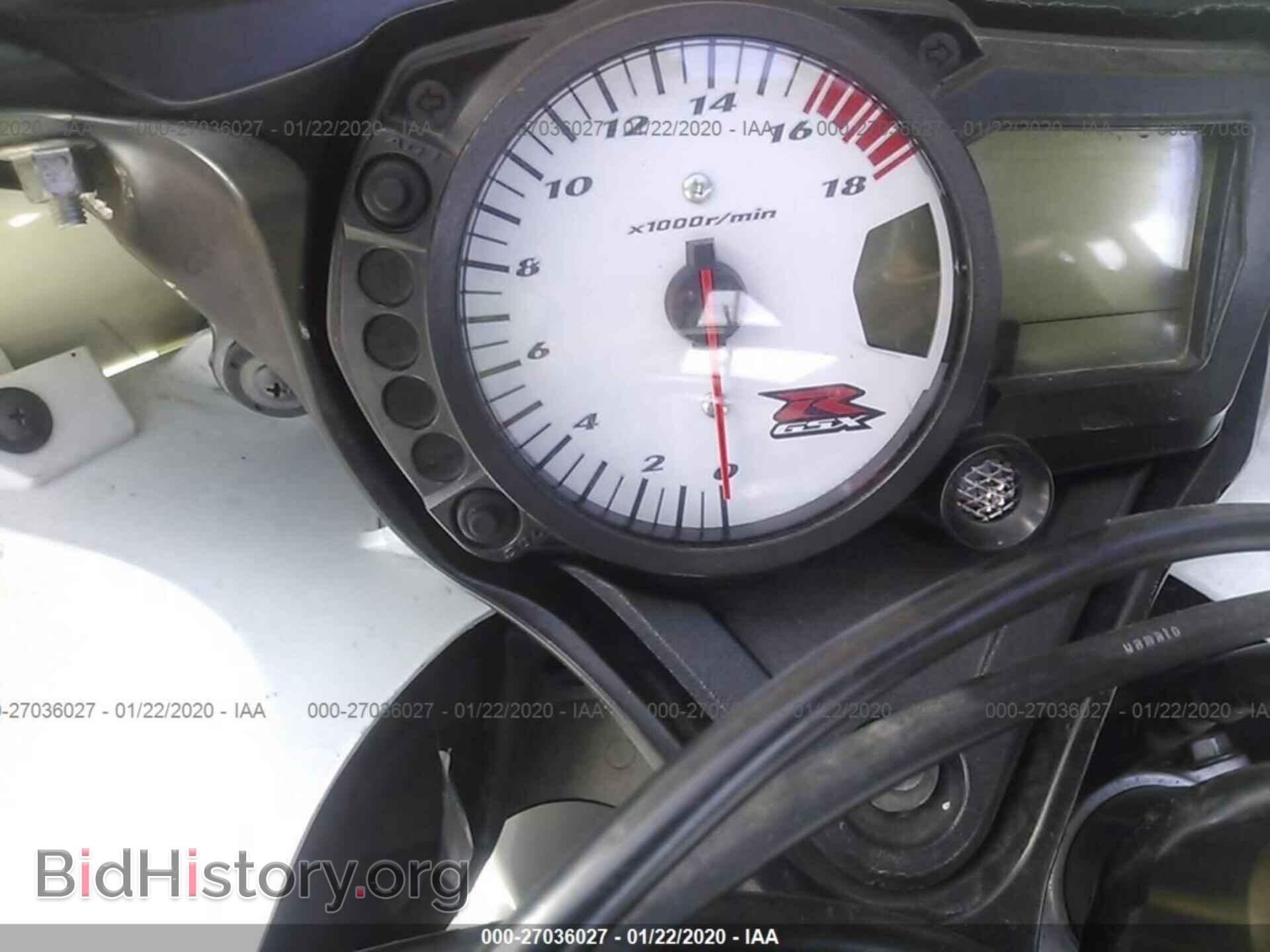 2007 SUZUKI GSX-R600 - VIN: JS1GN7DA372110139 - Фото 7