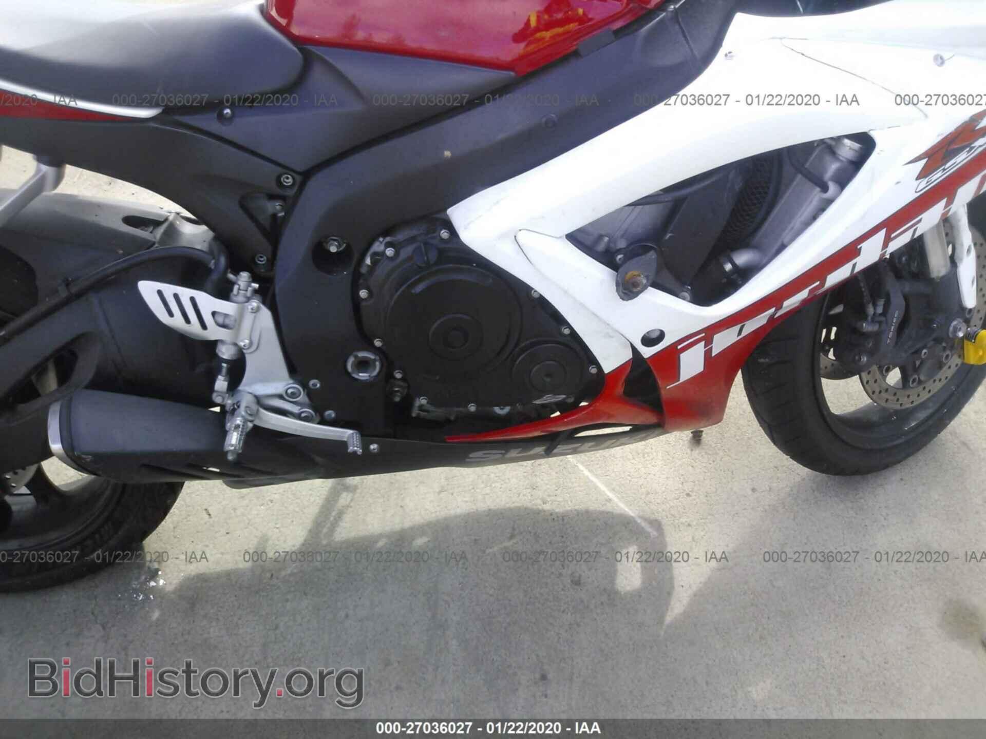 2007 SUZUKI GSX-R600 - VIN: JS1GN7DA372110139 - Фото 8