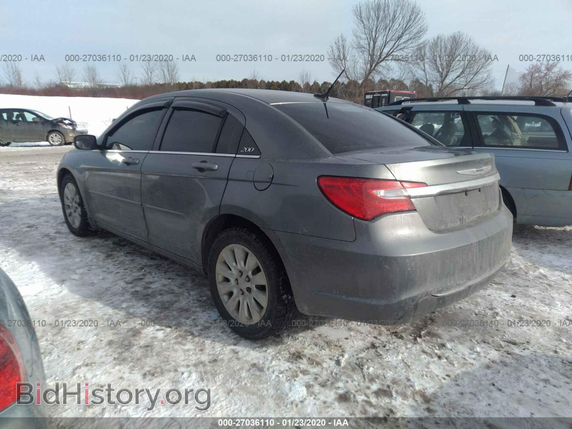 2012 CHRYSLER 200 - VIN: 1C3CCBABXCN158003 - Фото 3