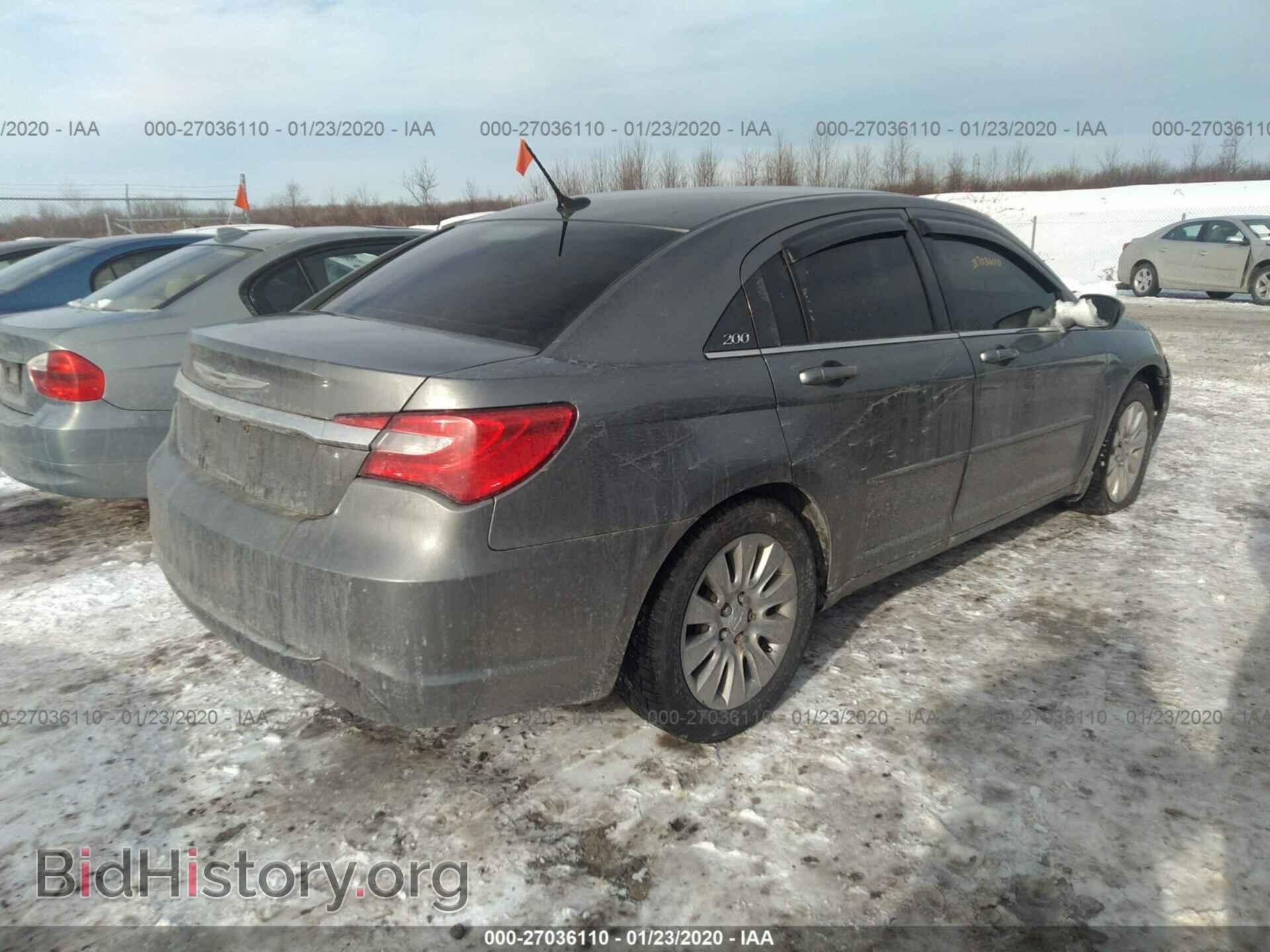 2012 CHRYSLER 200 - VIN: 1C3CCBABXCN158003 - Фото 4