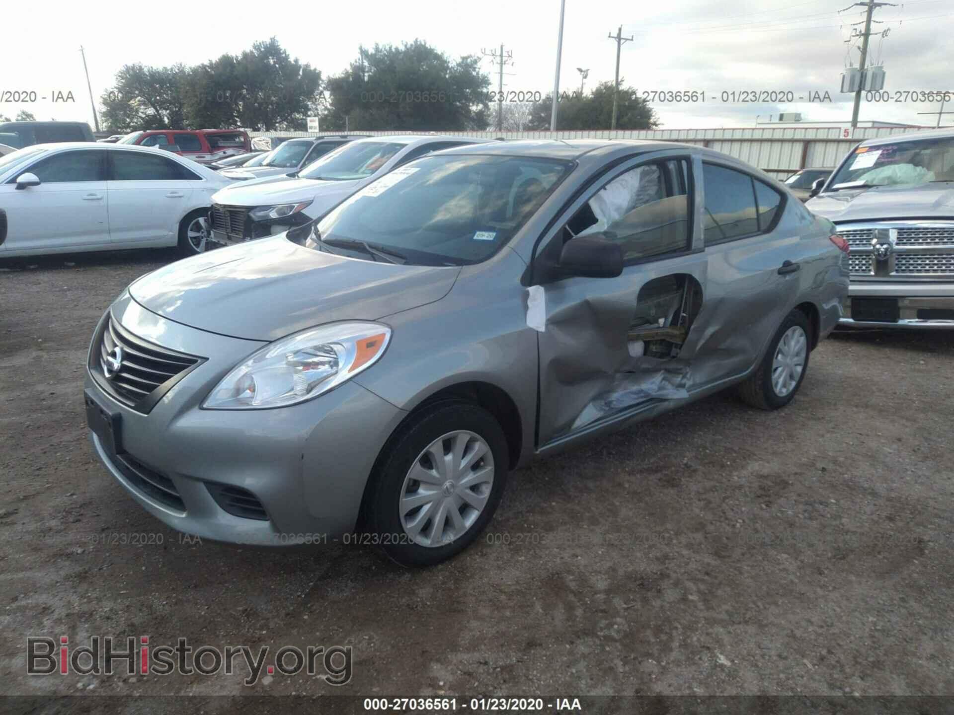 2012 NISSAN VERSA - VIN: 3N1CN7AP4CL920713 - Фото 2