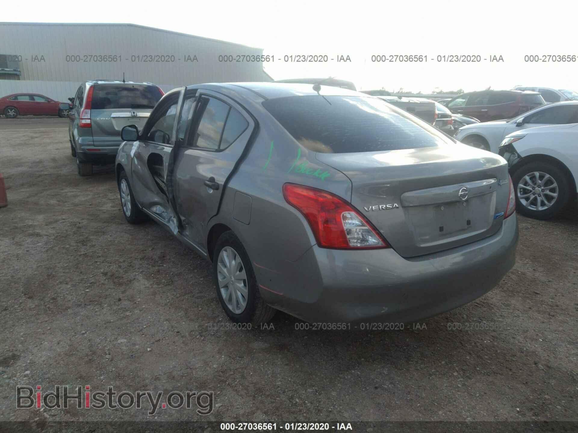 2012 NISSAN VERSA - VIN: 3N1CN7AP4CL920713 - Фото 3