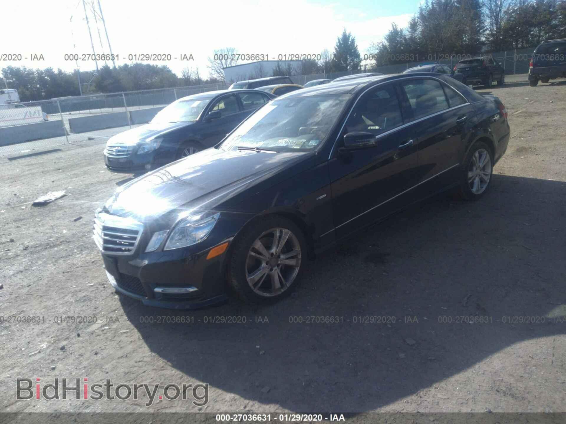 2012 MERCEDES-BENZ E - VIN: WDDHF8JB9CA636825 - Фото 2