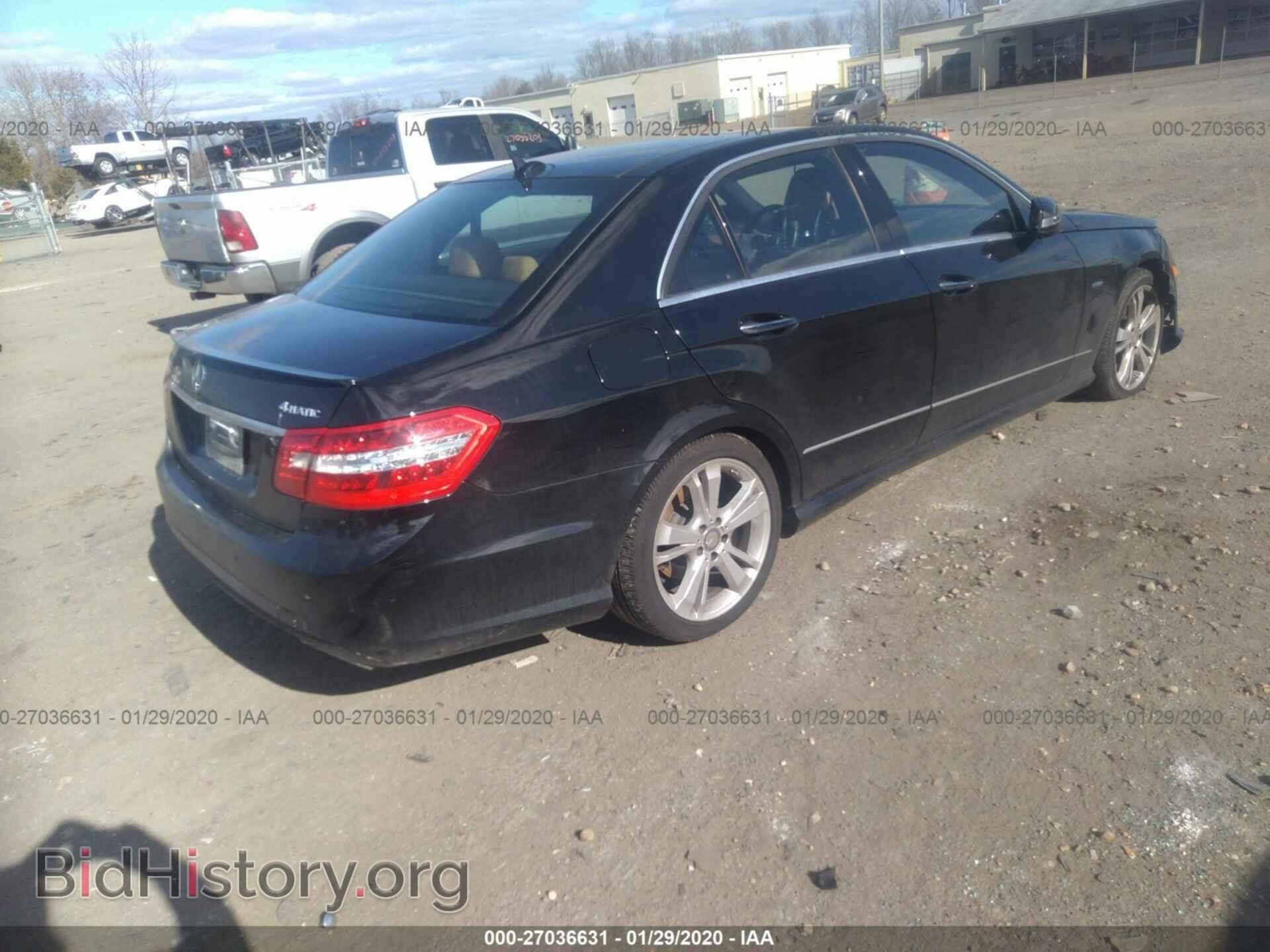 2012 MERCEDES-BENZ E - VIN: WDDHF8JB9CA636825 - Фото 4