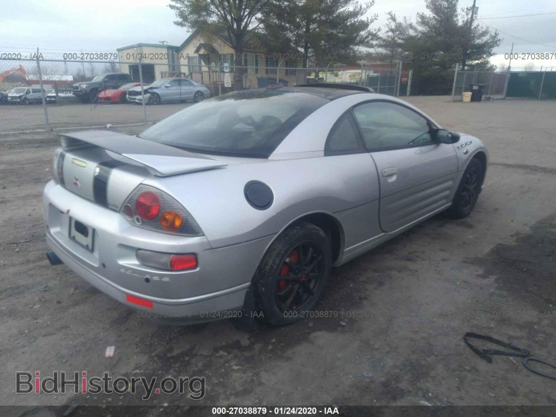 2000 MITSUBISHI ECLIPSE - VIN: 4A3AC44G2YE091701 - Фото 4