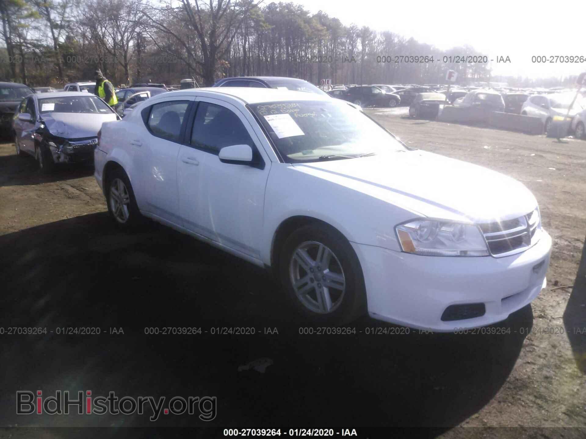 Photo 1C3CDZCB8CN242274 - DODGE AVENGER 2012