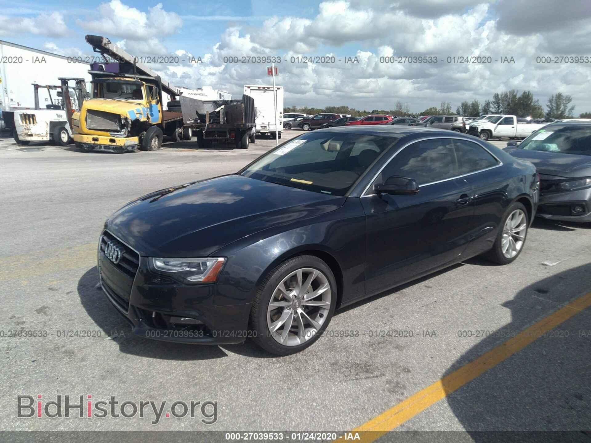 2013 AUDI A5 - VIN: WAULFAFR9DA002222 - Photo 2