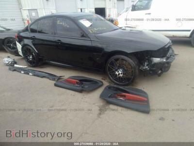 2018 BMW M3, черный — VIN WBS8M9C52J5L71421, IAAI