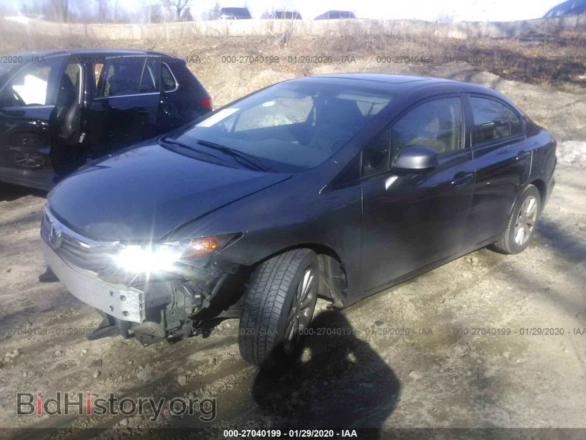 2012 HONDA CIVIC - VIN: 2HGFB2F92CH525178 - Фото 2