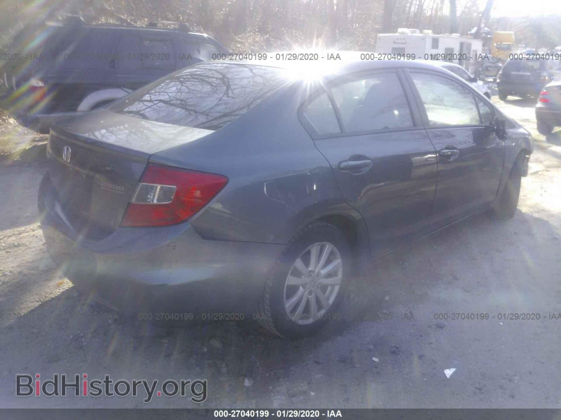 2012 HONDA CIVIC - VIN: 2HGFB2F92CH525178 - Фото 4