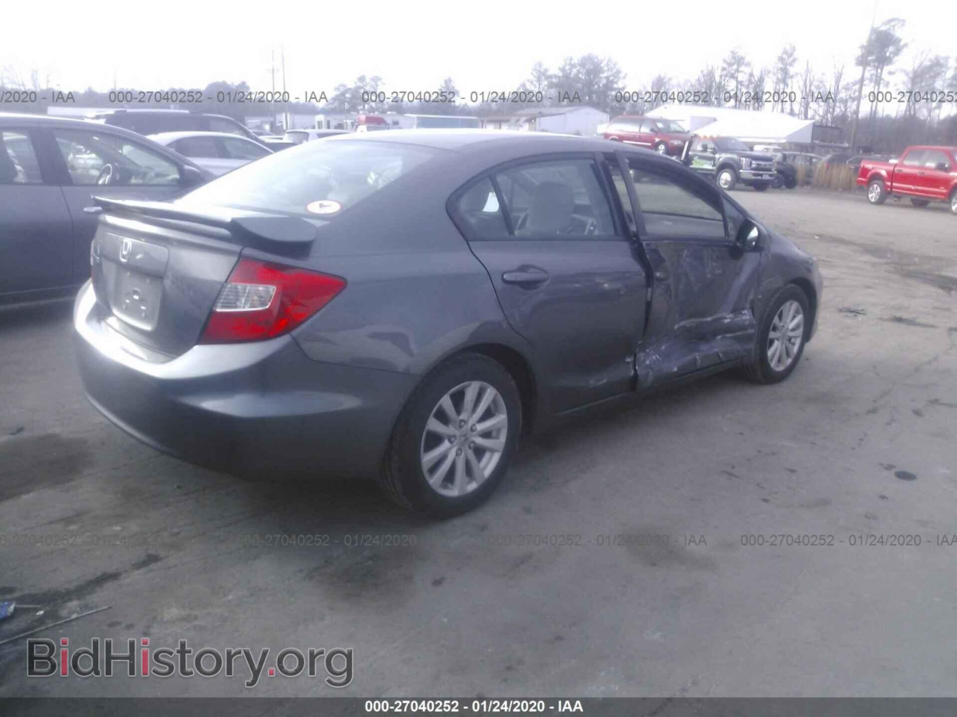 2012 HONDA CIVIC - VIN: 2HGFB2F91CH523762 - Фото 4