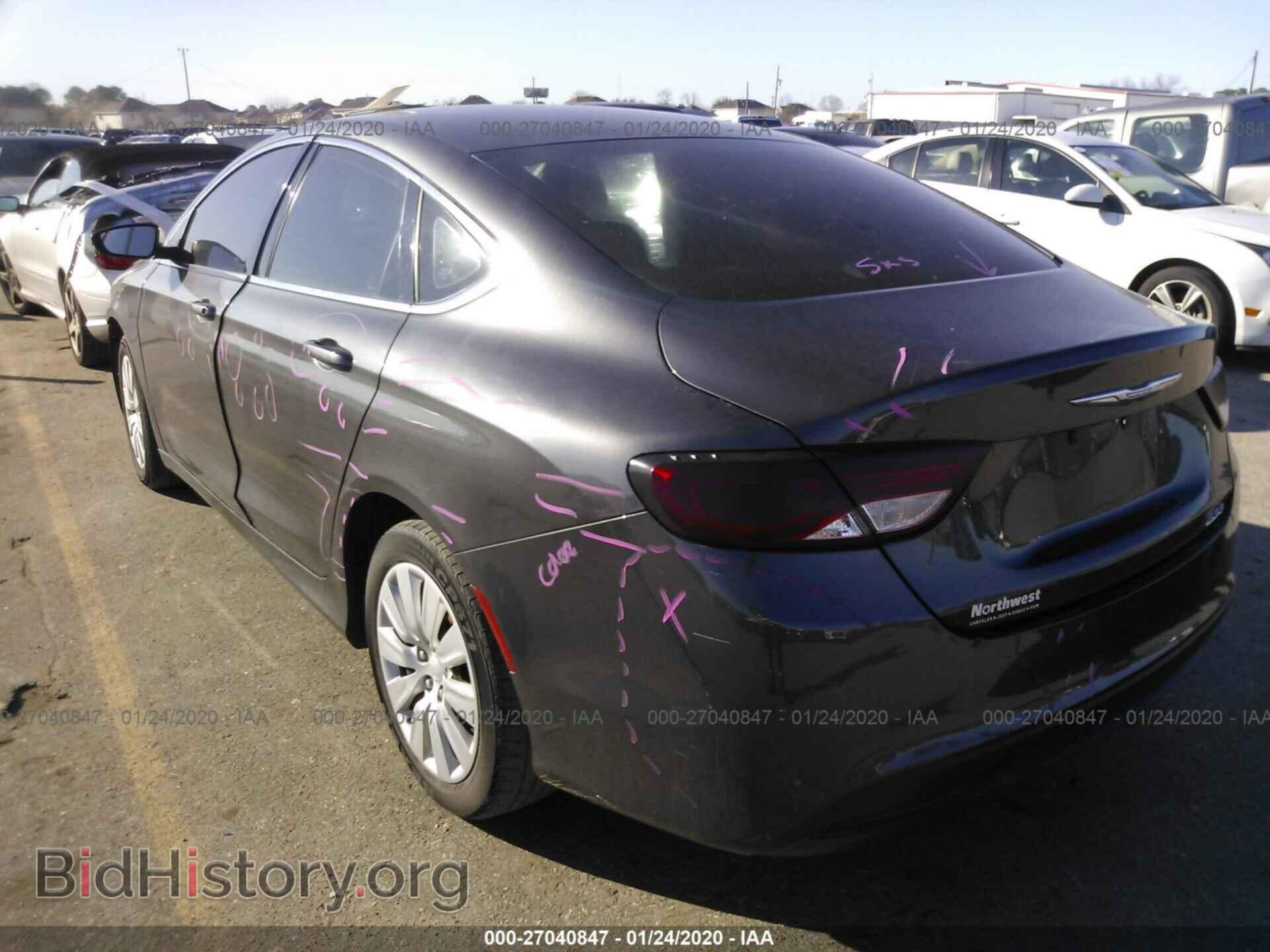 2015 CHRYSLER 200 - VIN: 1C3CCCFB1FN625845 - Фото 3