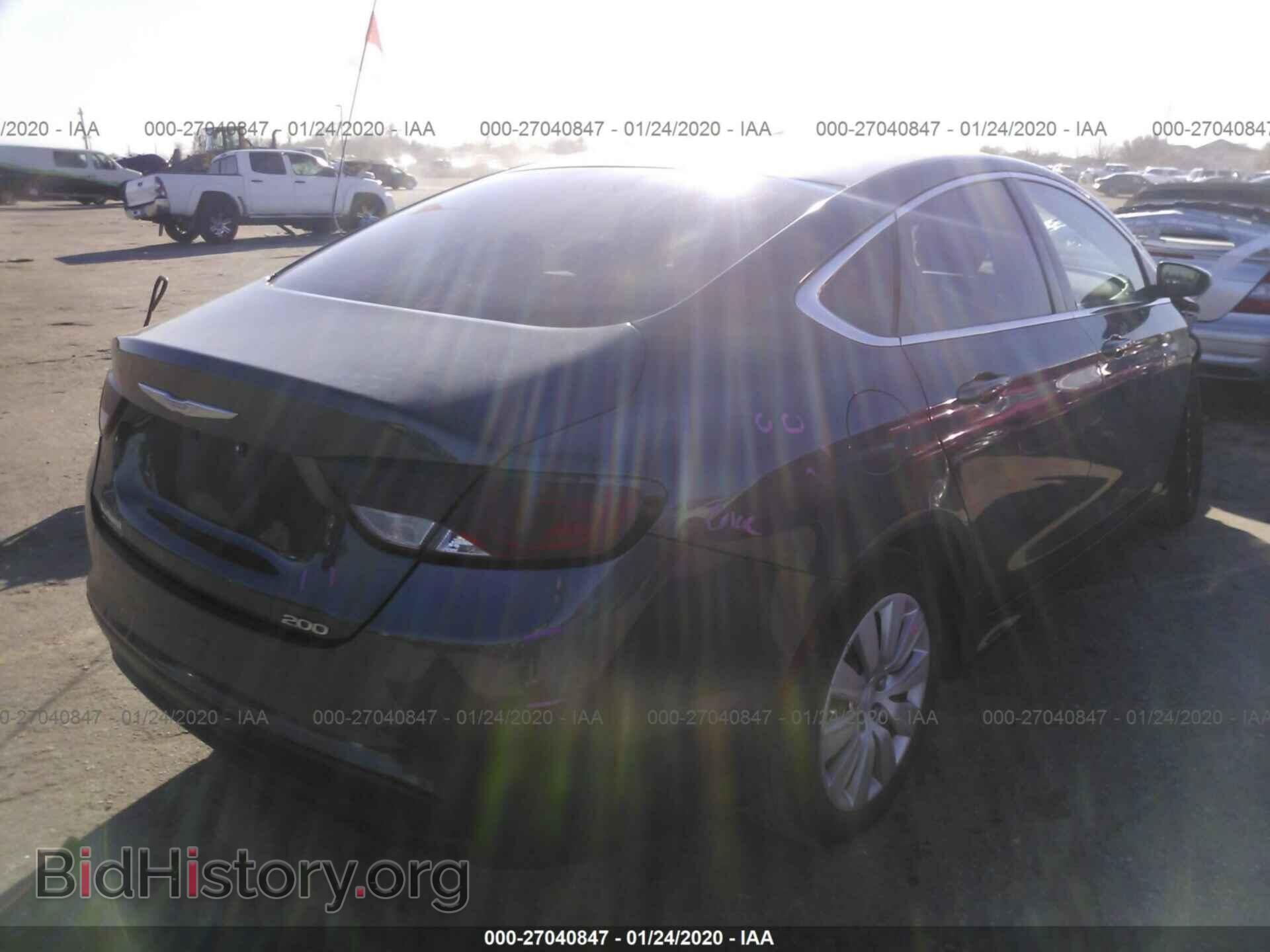 2015 CHRYSLER 200 - VIN: 1C3CCCFB1FN625845 - Фото 4