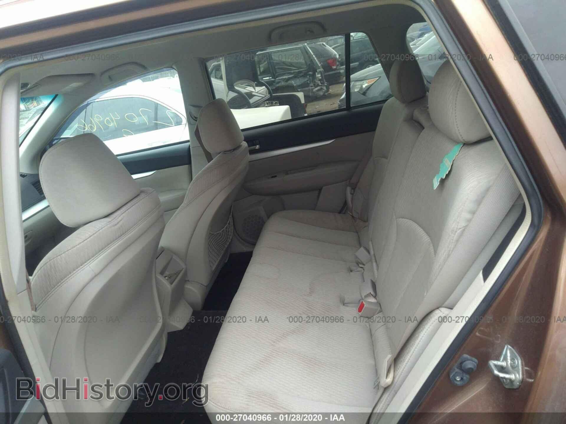 2011 SUBARU OUTBACK - VIN: 4S4BRBCCXB3429949 - Фото 8