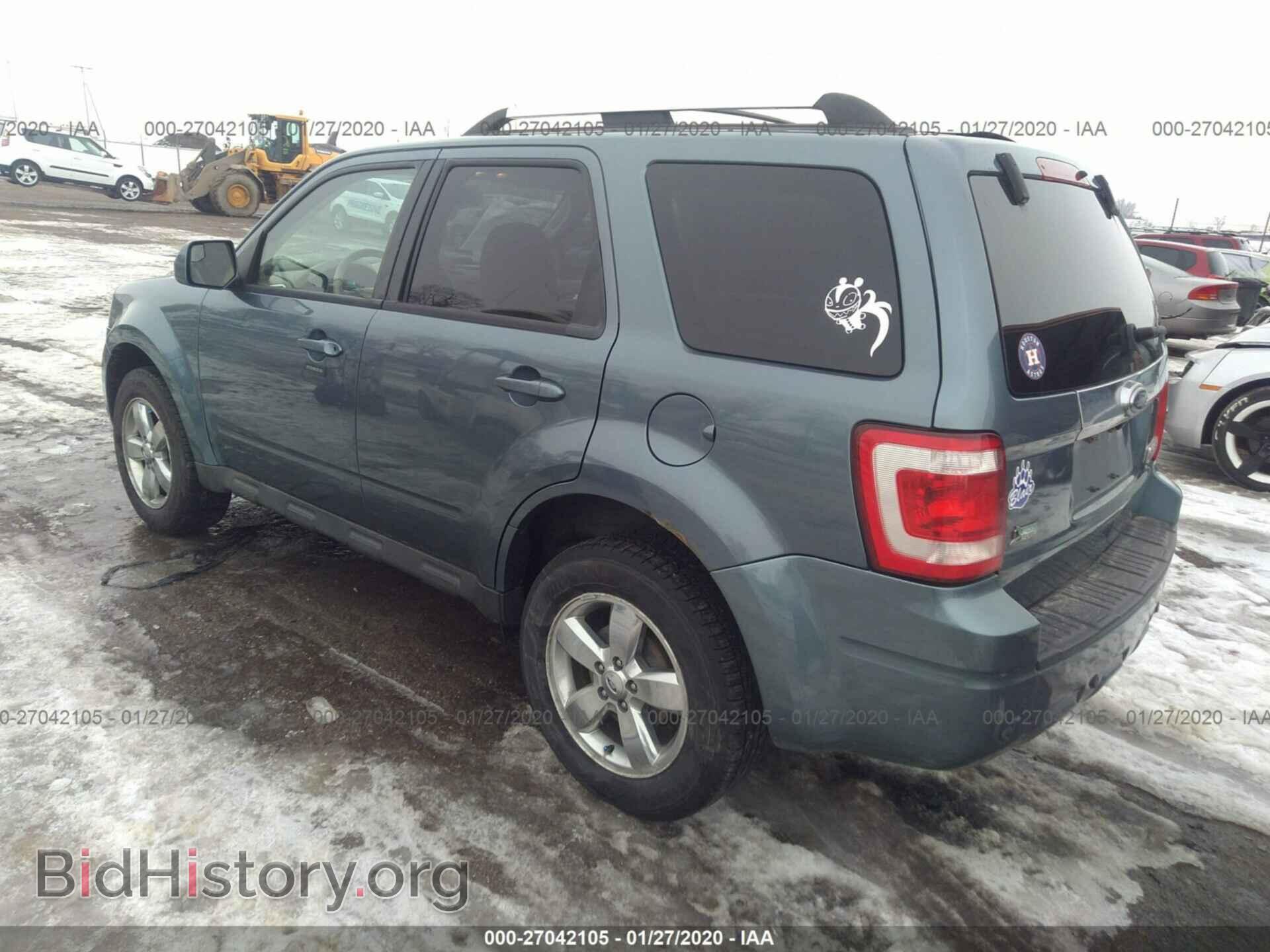 2011 FORD ESCAPE - VIN: 1FMCU9EG8BKA55830 - Фото 3