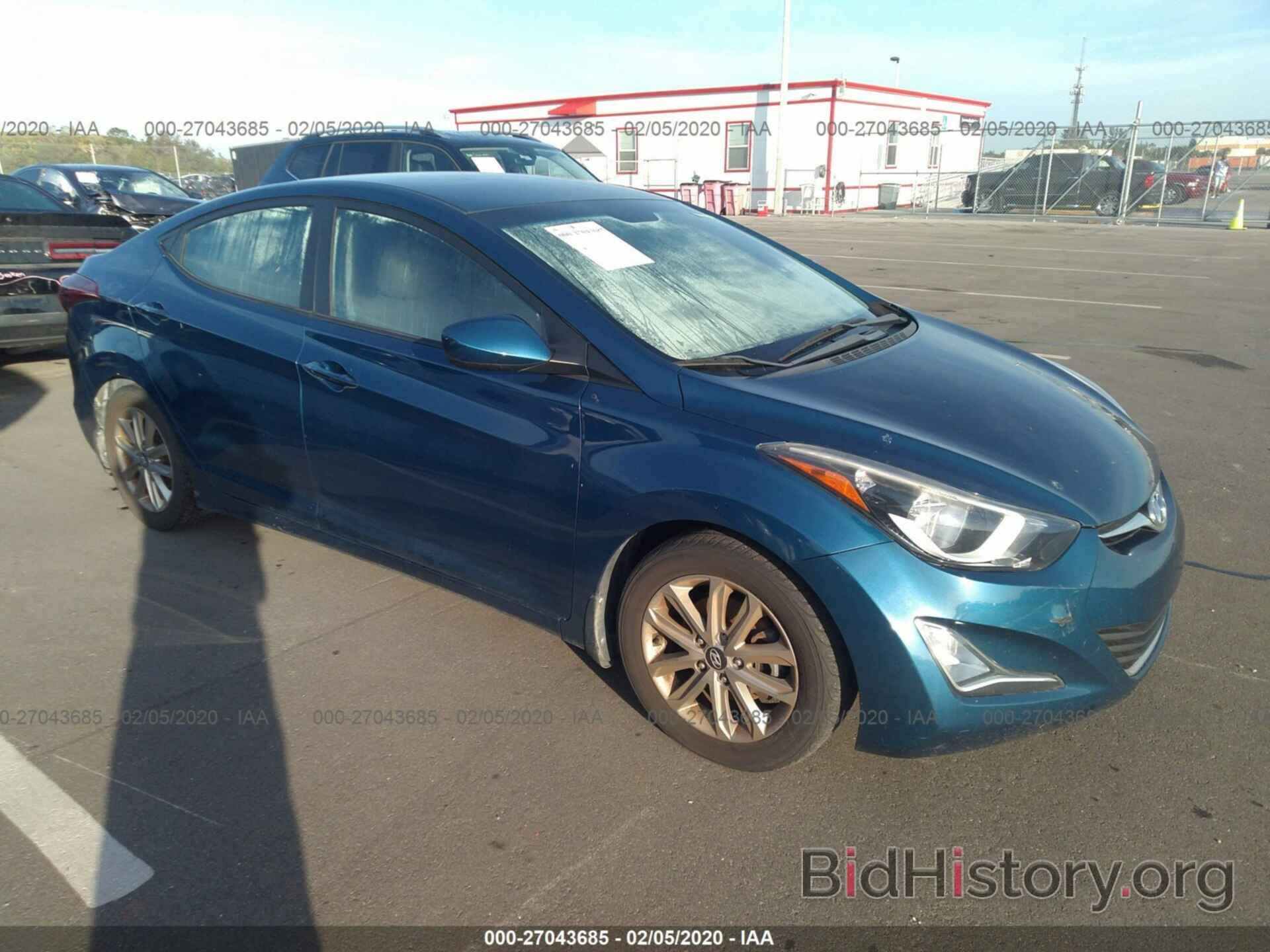 Photo KMHDH4AE4EU047152 - HYUNDAI ELANTRA 2014