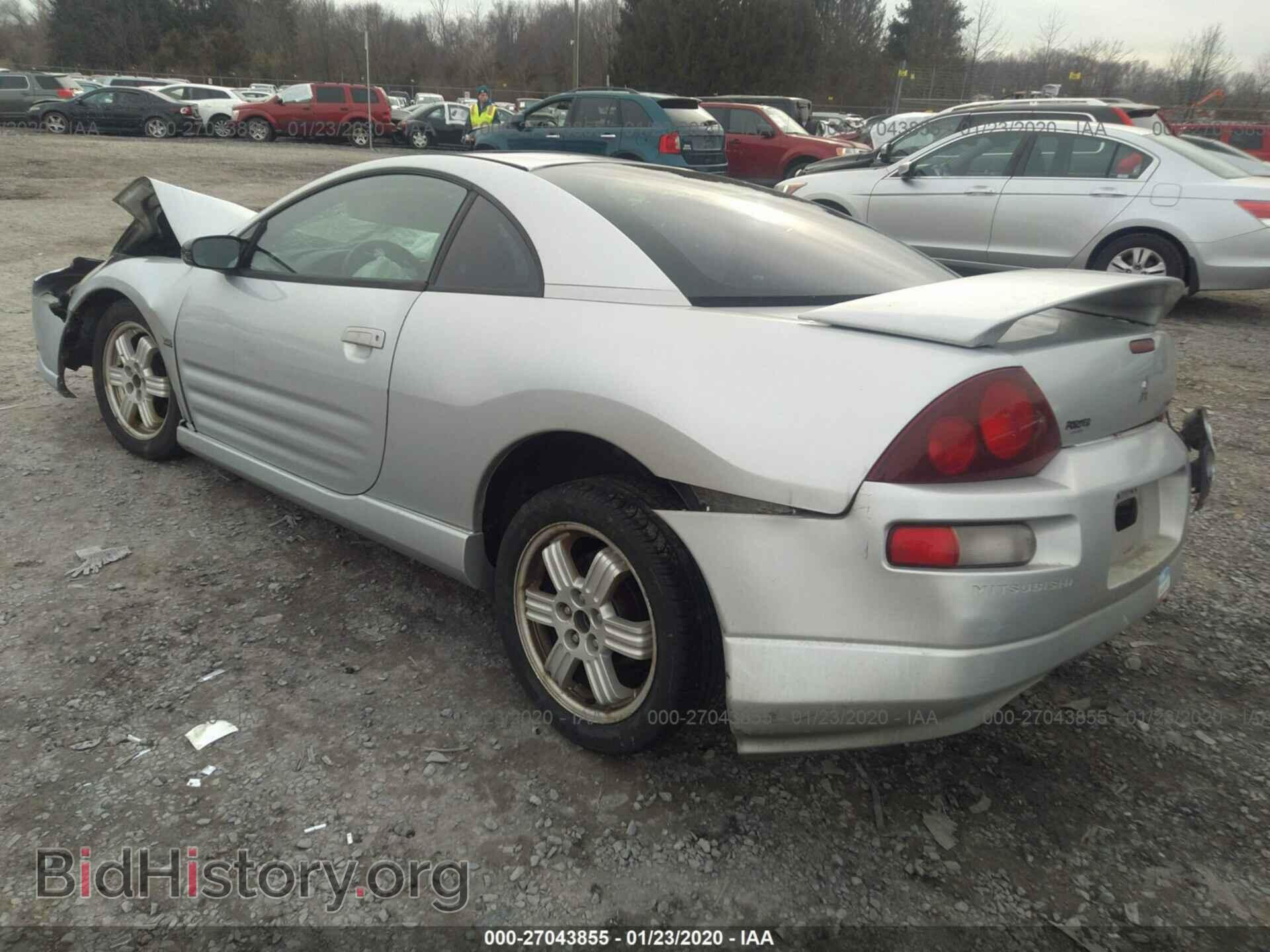 2001 MITSUBISHI ECLIPSE - VIN: 4A3AC84H61E099628 - Photo 3