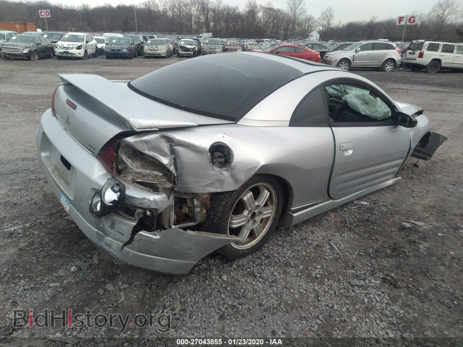 2001 MITSUBISHI ECLIPSE - VIN: 4A3AC84H61E099628 - Photo 4