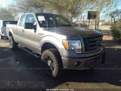 2012 Ford F150 Super Cab, серый — VIN 1FTFX1EF1CFC32875, IAAI