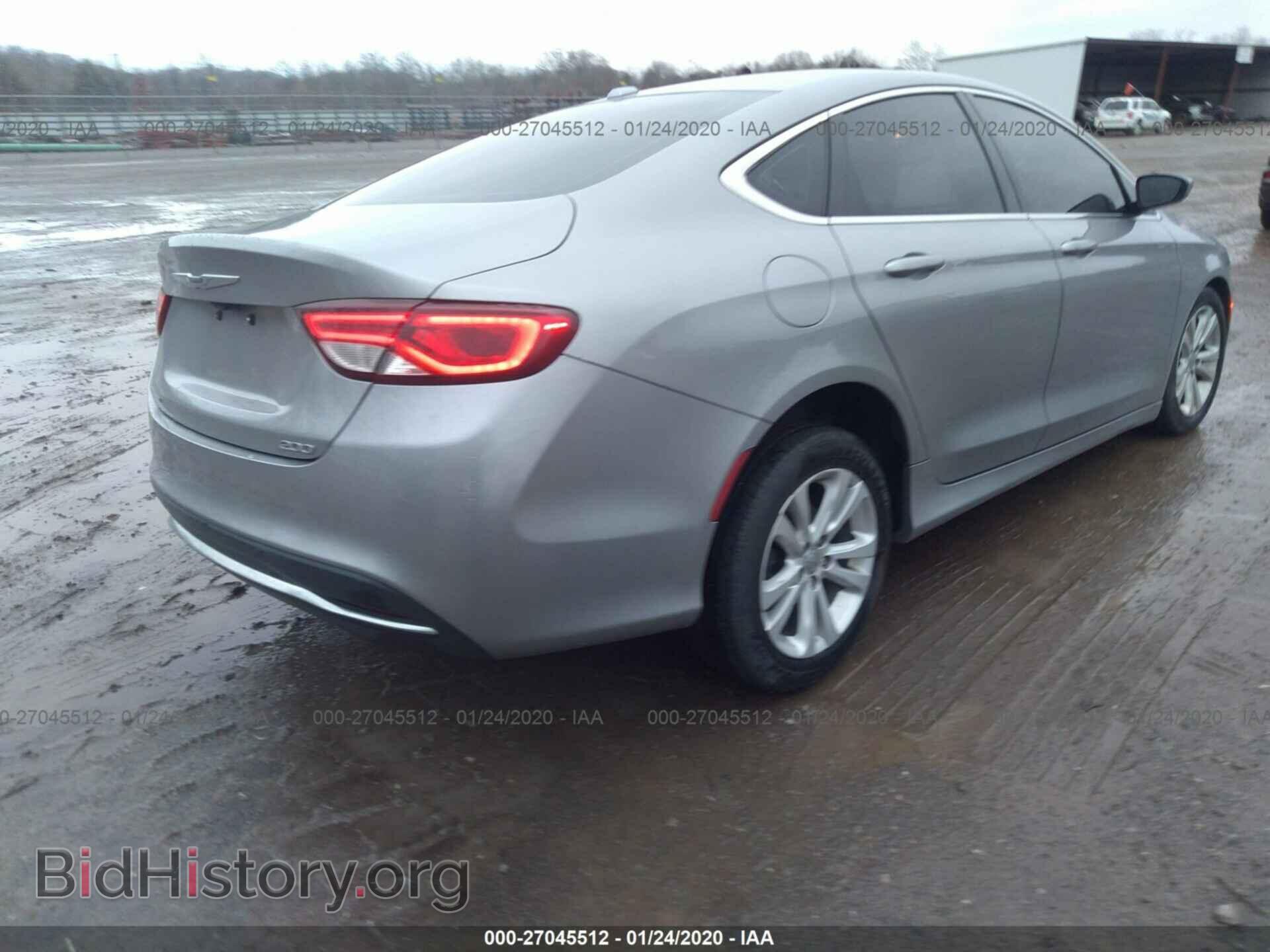 2015 CHRYSLER 200 - VIN: 1C3CCCAB8FN744564 - Фото 4