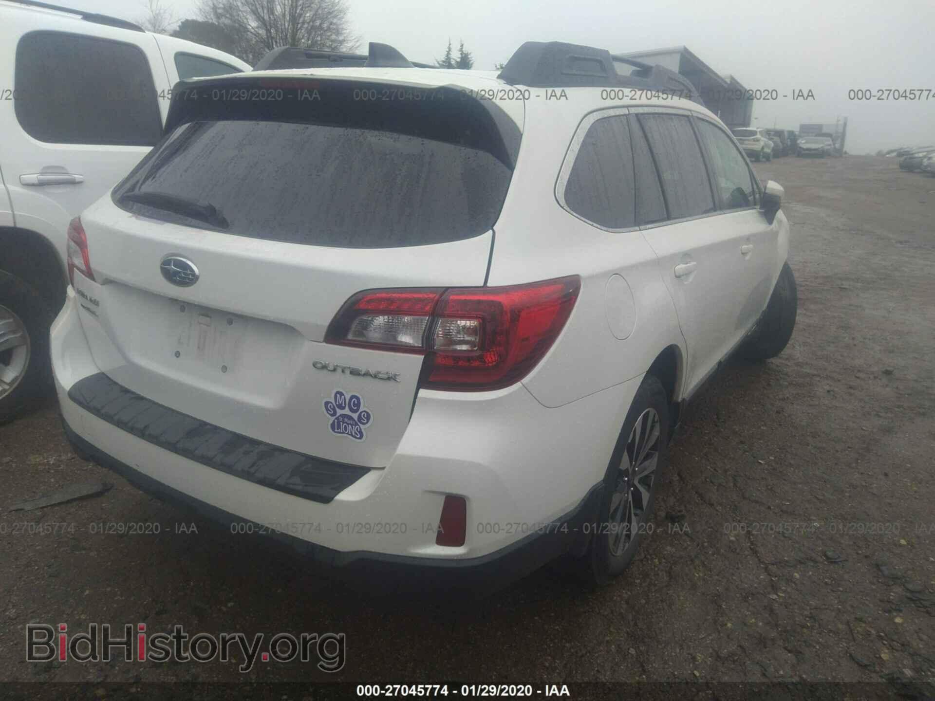 2016 SUBARU OUTBACK - VIN: 4S4BSBNC1G3248912 - Фото 4