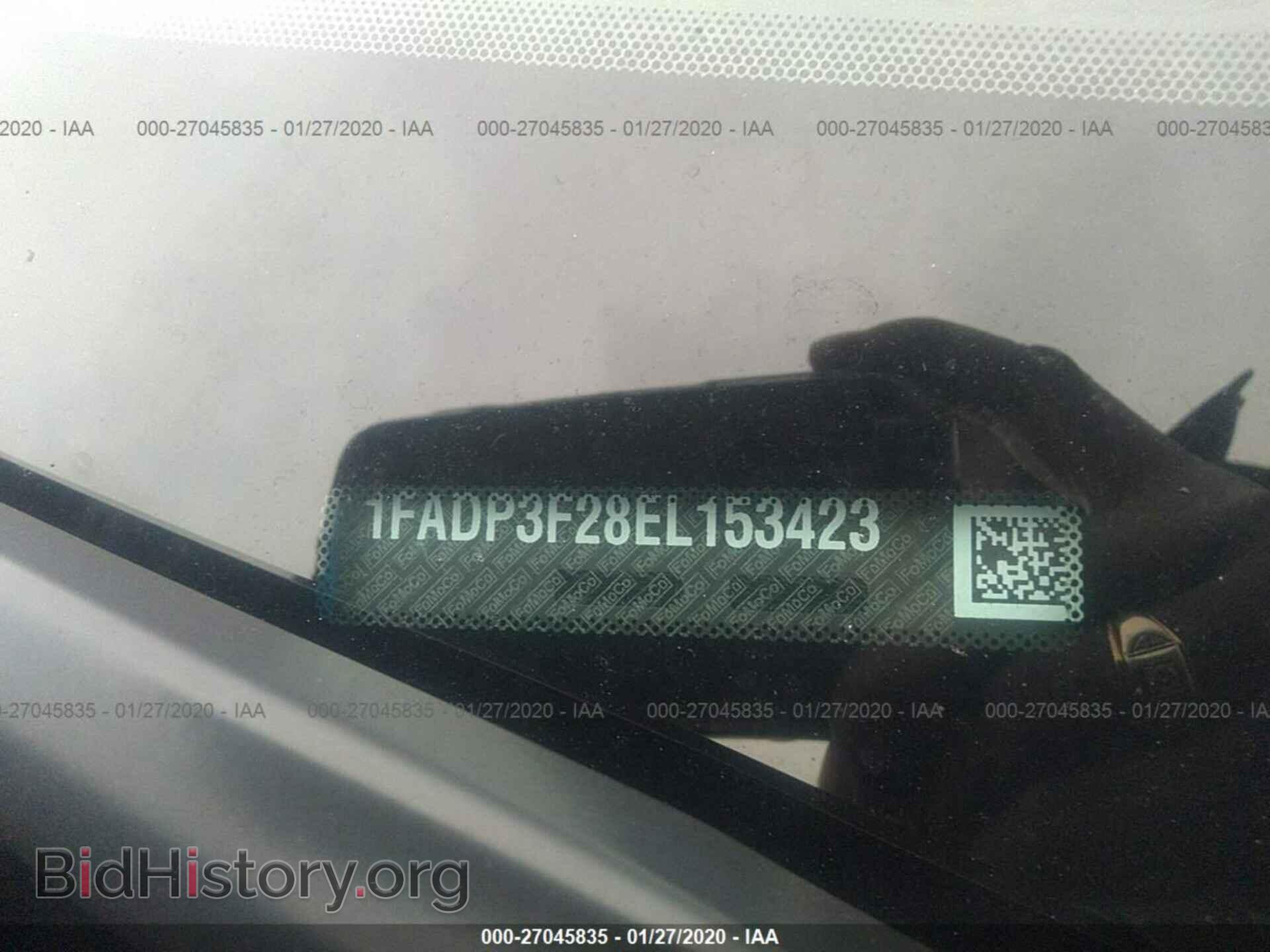2014 FORD FOCUS - VIN: 1FADP3F28EL153423 - Фото 9