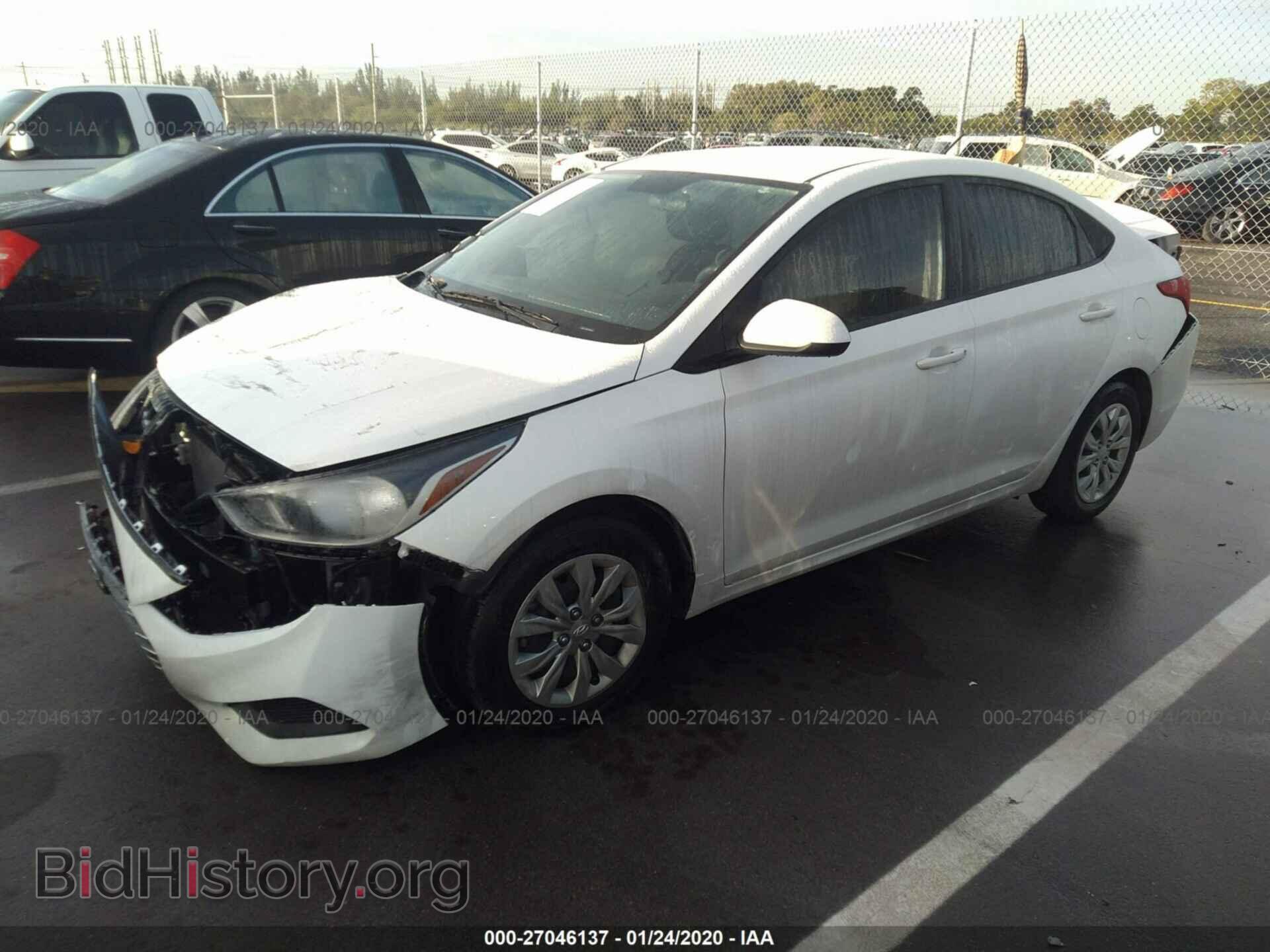 2019 HYUNDAI ACCENT - VIN: 3KPC24A38KE040974 - Фото 2