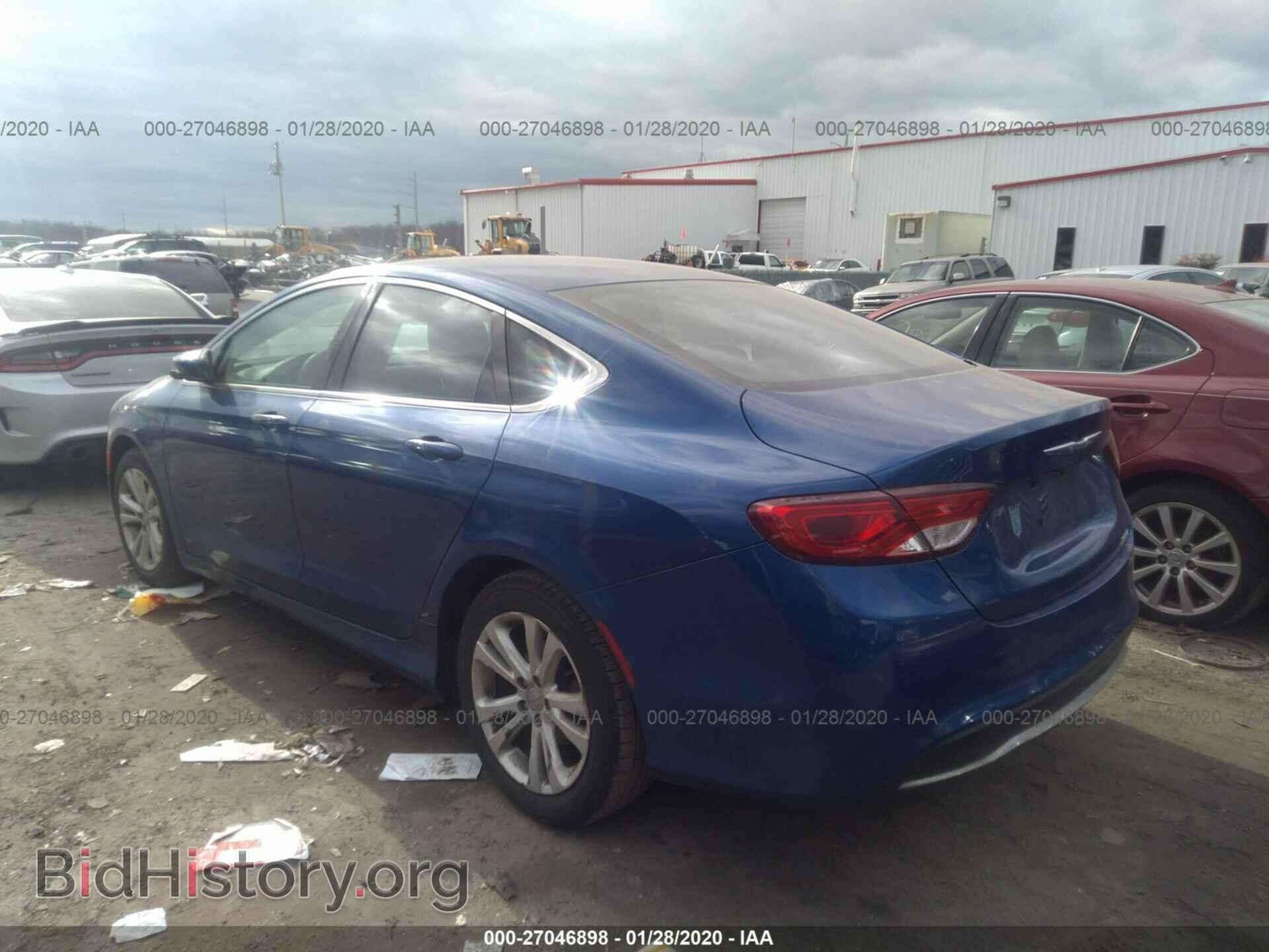 2016 CHRYSLER 200 - VIN: 1C3CCCAB8GN128073 - Фото 3
