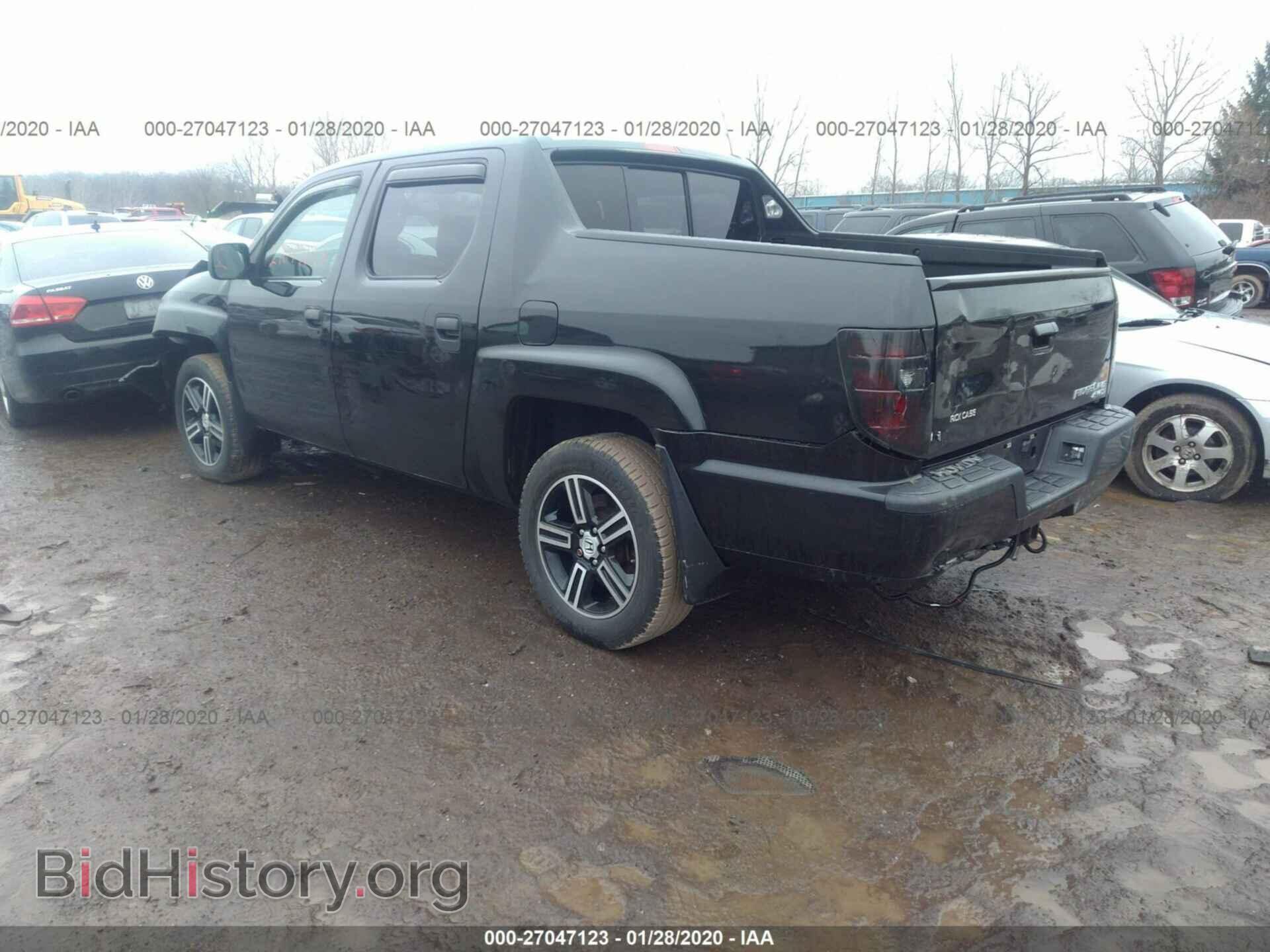 2014 HONDA RIDGELINE - VIN: 5FPYK1F74EB013485 - Фото 3