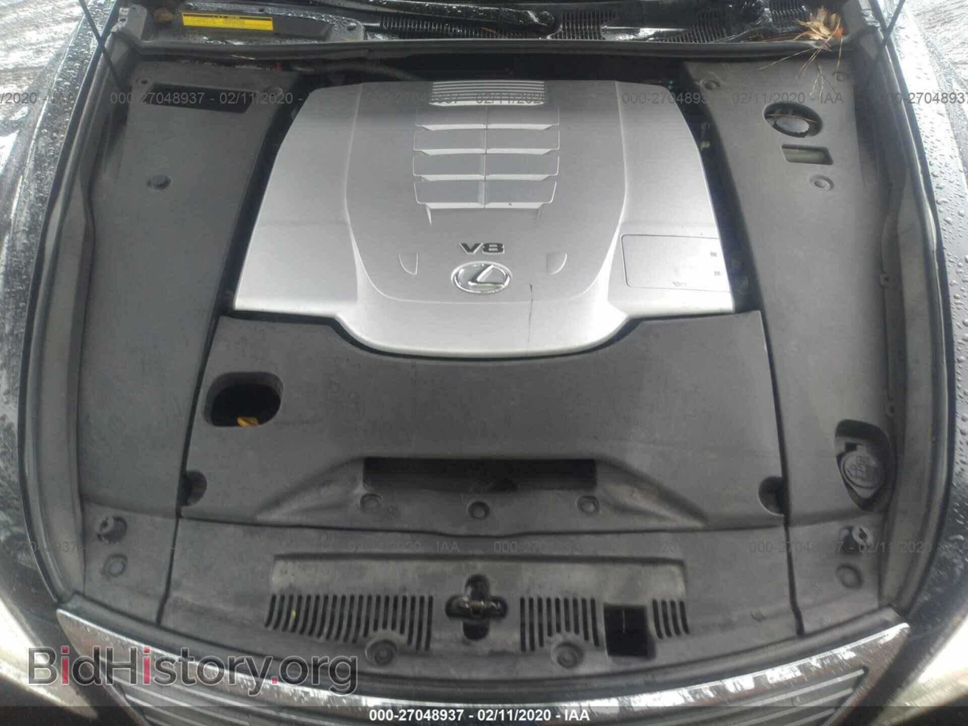 2007 LEXUS LS - VIN: JTHGL46F875017066 - Фото 10