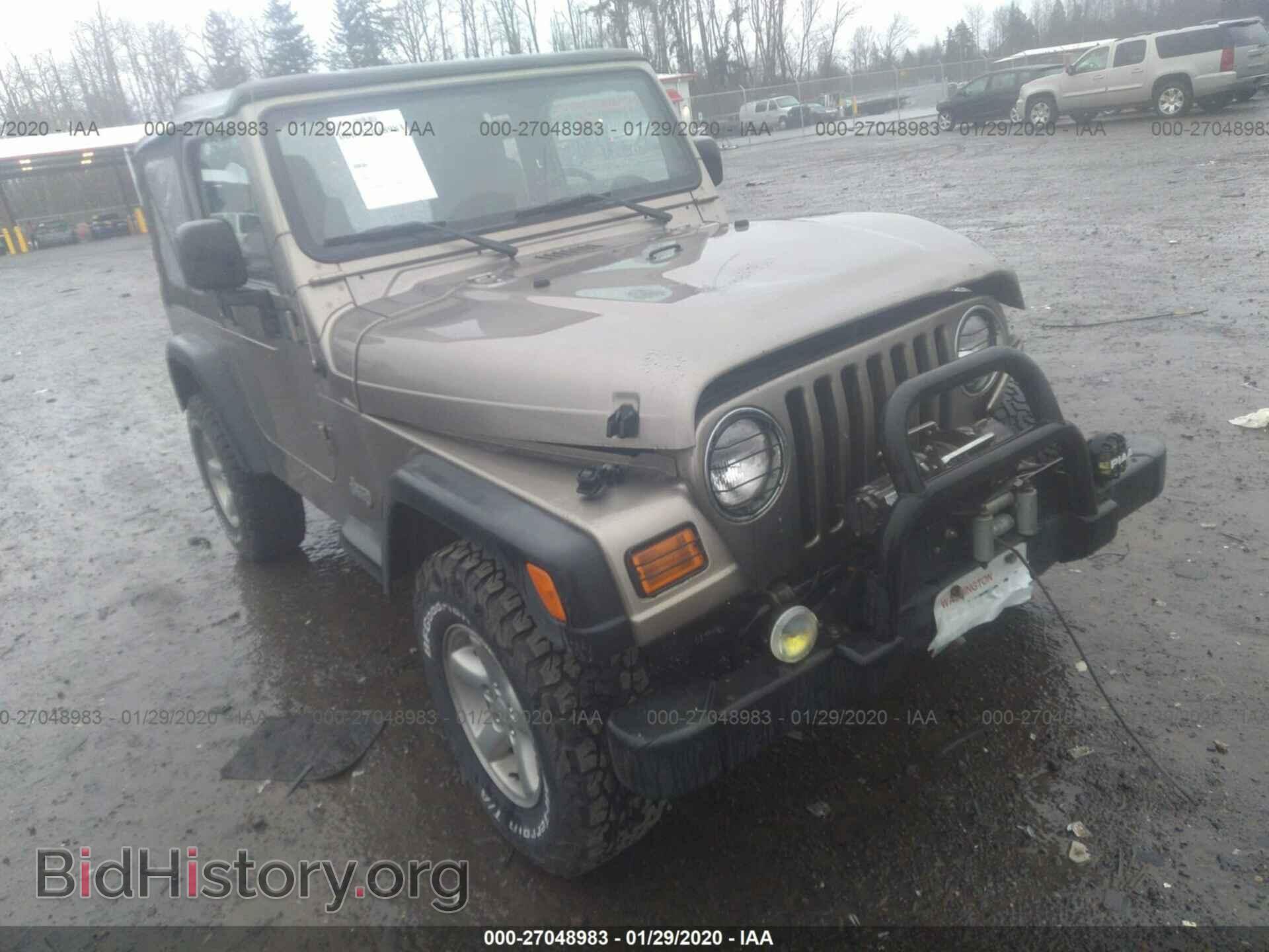 Photo 1J4FA39S33P354792 - JEEP WRANGLER 2003