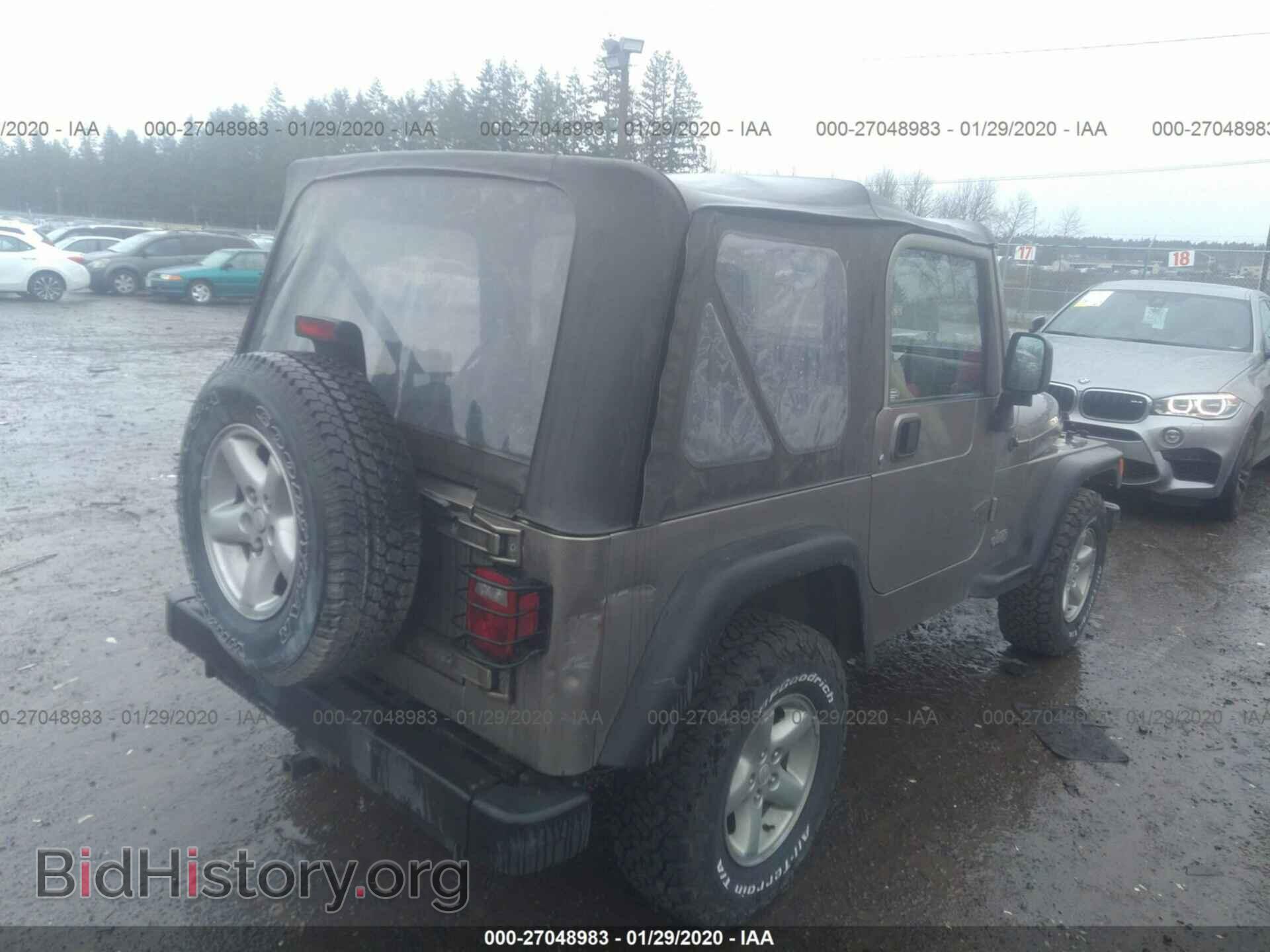 2003 JEEP WRANGLER - VIN: 1J4FA39S33P354792 - Photo 4