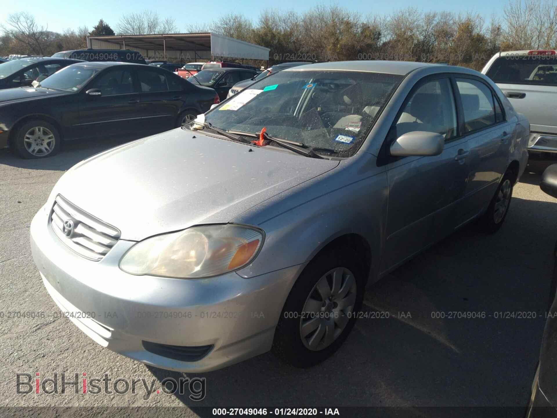 2003 TOYOTA COROLLA - VIN: JTDBR32E830029694 - Фото 2