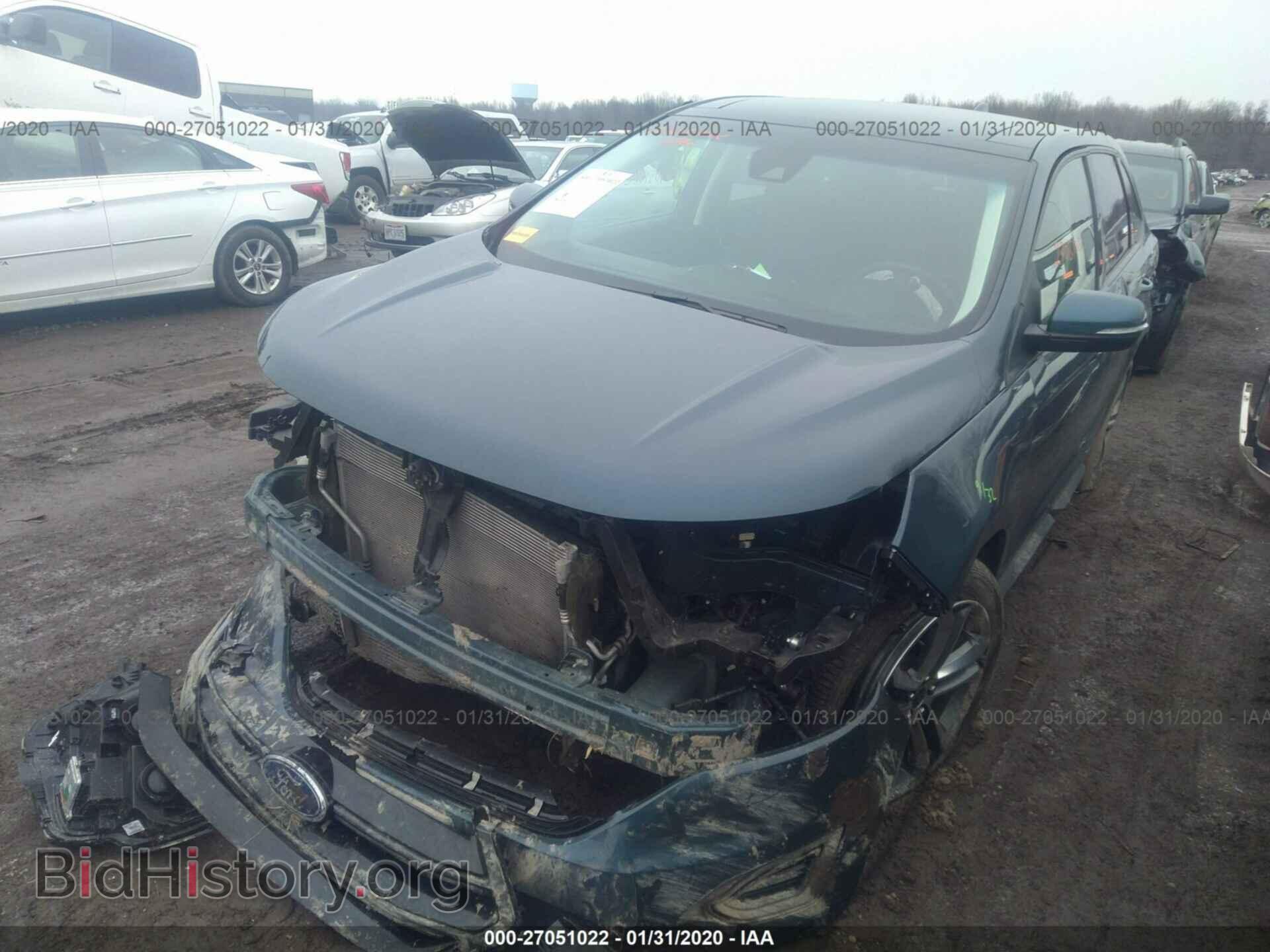 2016 FORD EDGE - VIN: 2FMPK4AP1GBB65782 - Фото 2