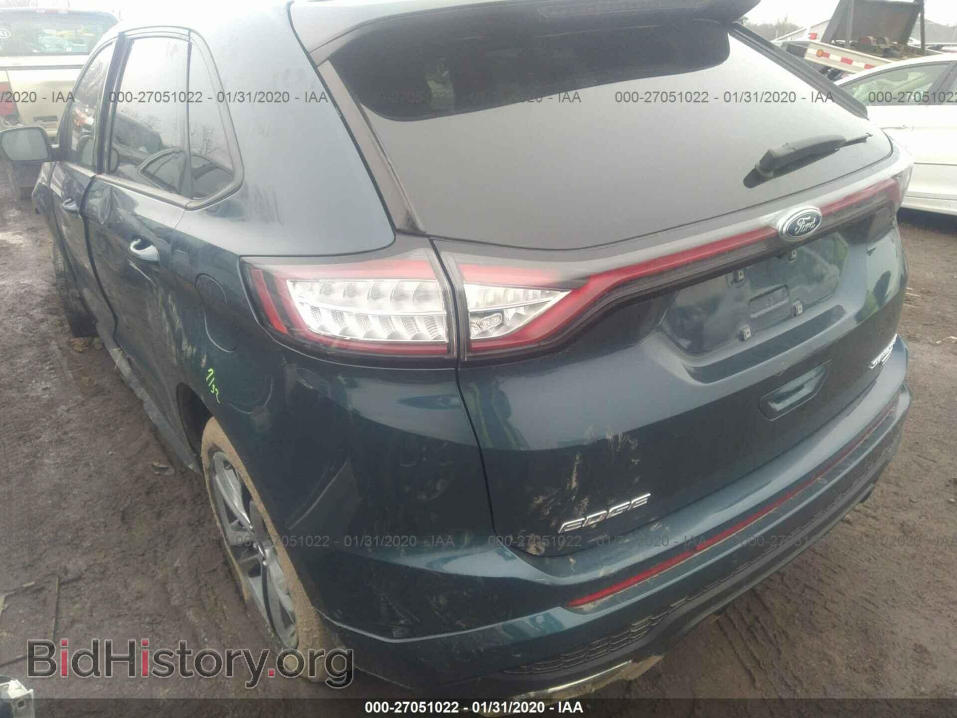 2016 FORD EDGE - VIN: 2FMPK4AP1GBB65782 - Фото 3