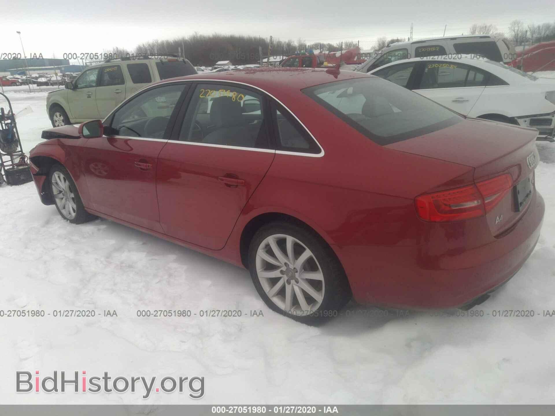 2013 AUDI A4 - VIN: WAUHFAFLXDA228626 - Фото 3