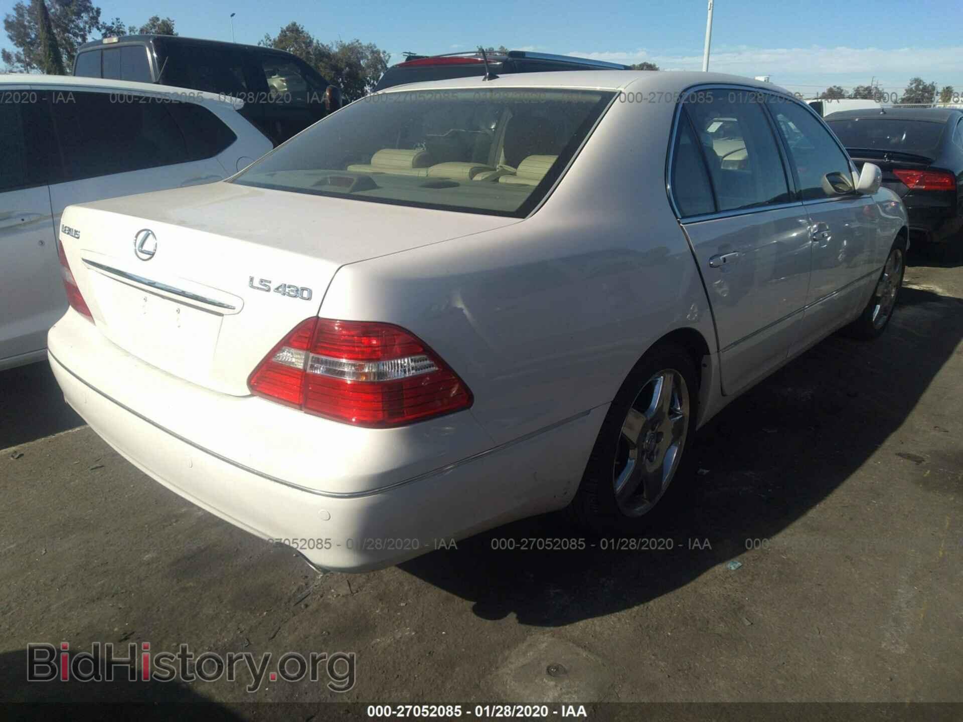 2005 LEXUS LS - VIN: JTHBN36F655004327 - Фото 4