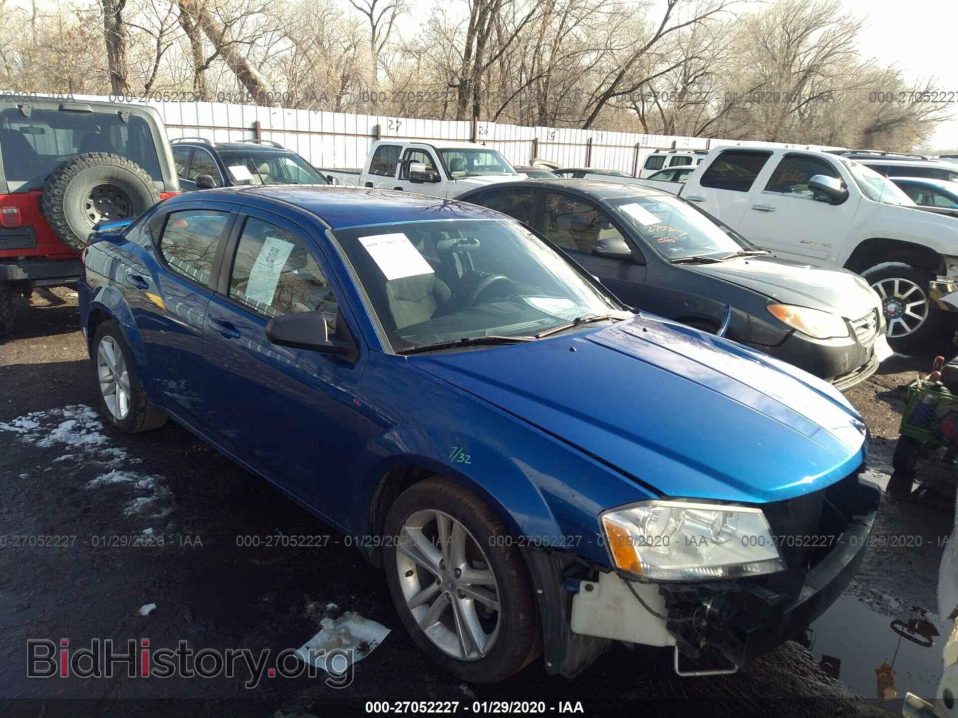 Фотография 1C3CDZAG3CN314142 - DODGE AVENGER 2012
