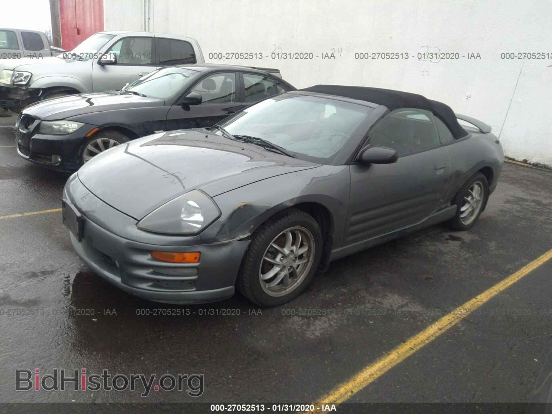 2002 MITSUBISHI ECLIPSE - VIN: 4A3AE85H52E081292 - Фото 2