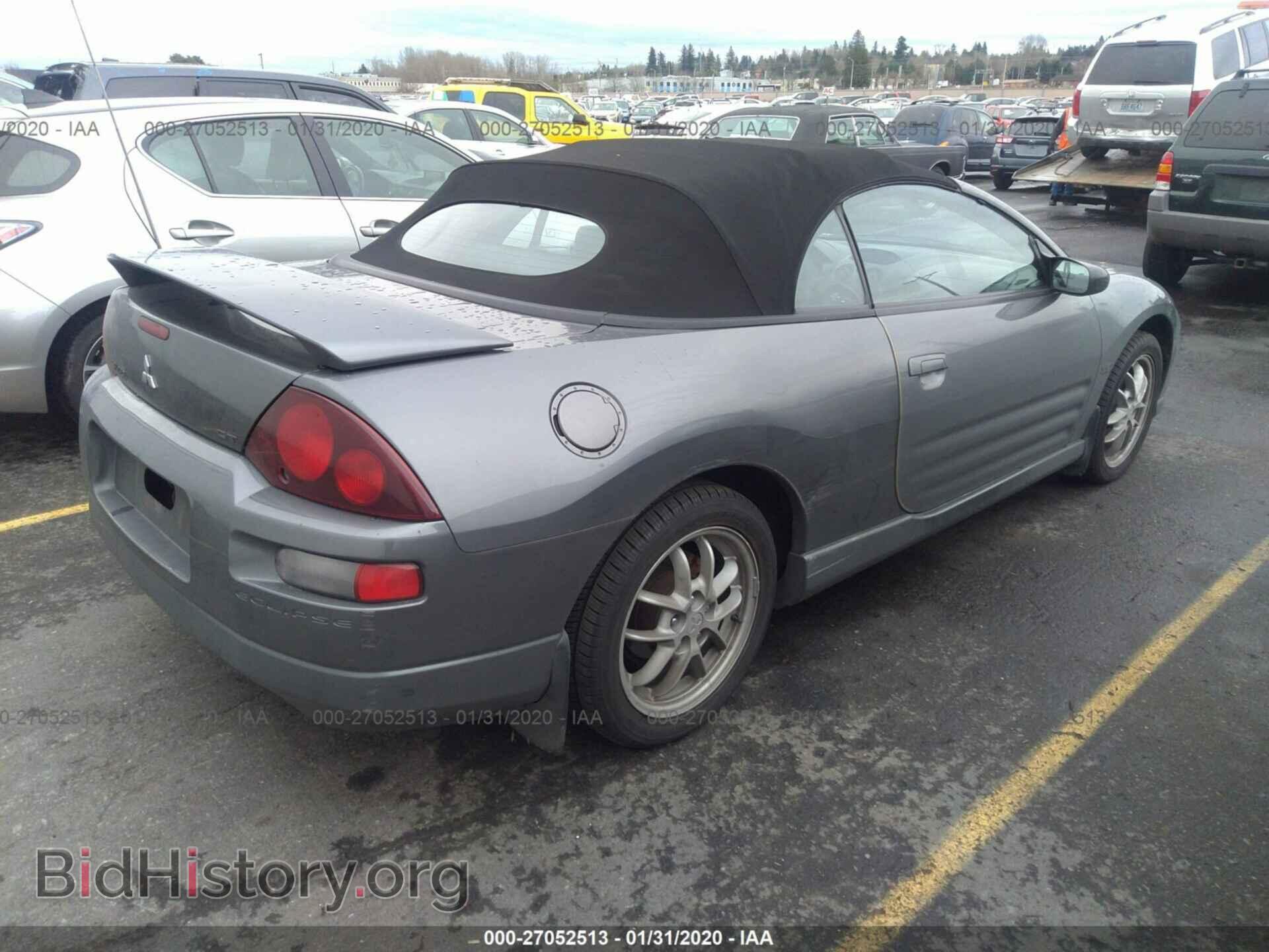 2002 MITSUBISHI ECLIPSE - VIN: 4A3AE85H52E081292 - Фото 4