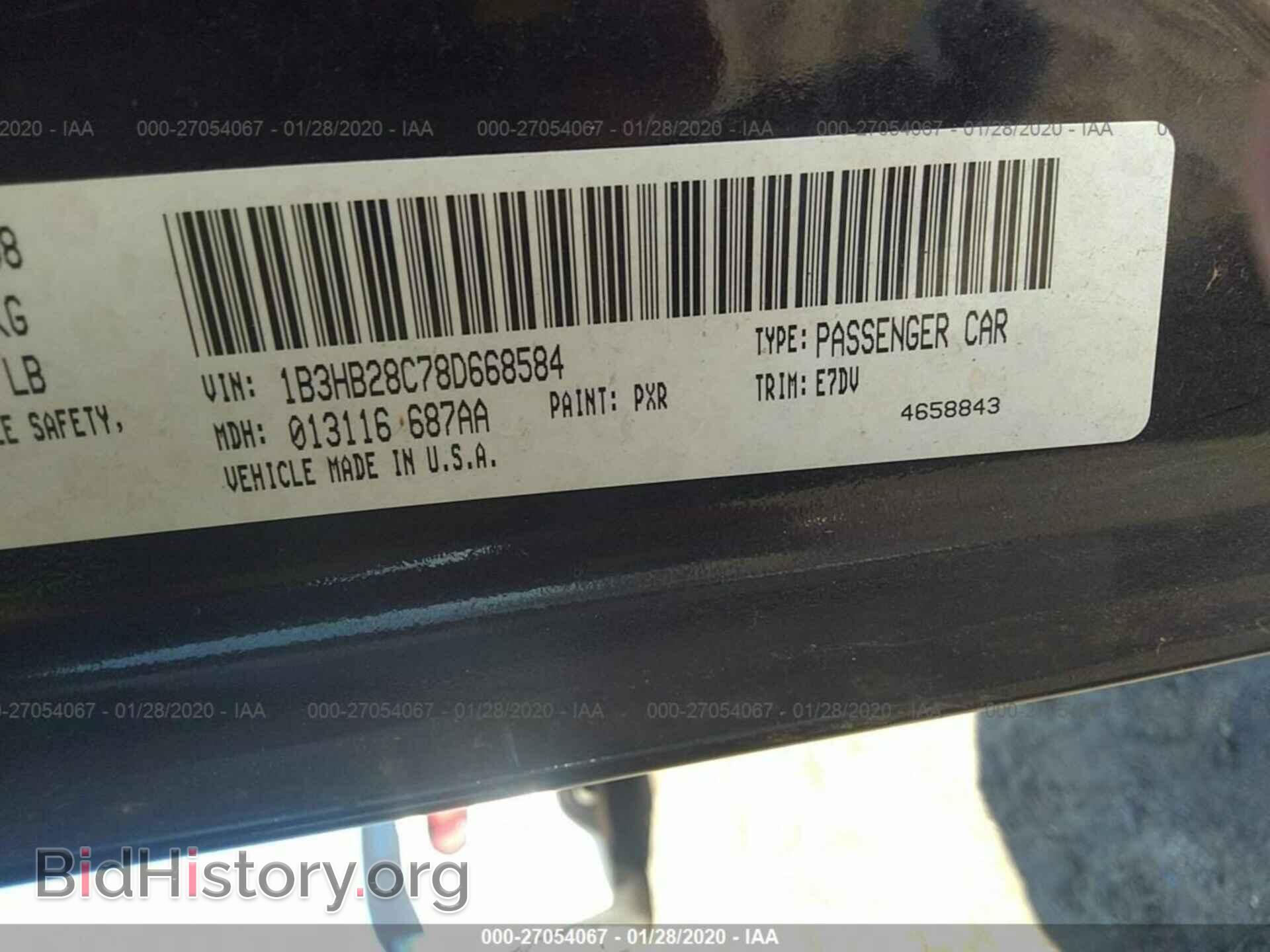 2008 DODGE CALIBER - VIN: 1B3HB28C78D668584 - Photo 9