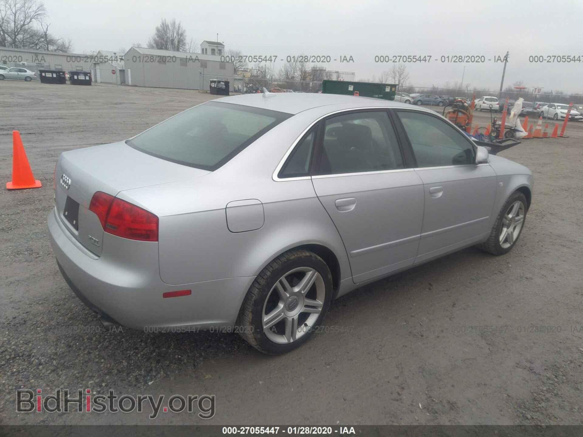 2007 AUDI A4 - VIN: WAUDF78EX7A158596 - Фото 4