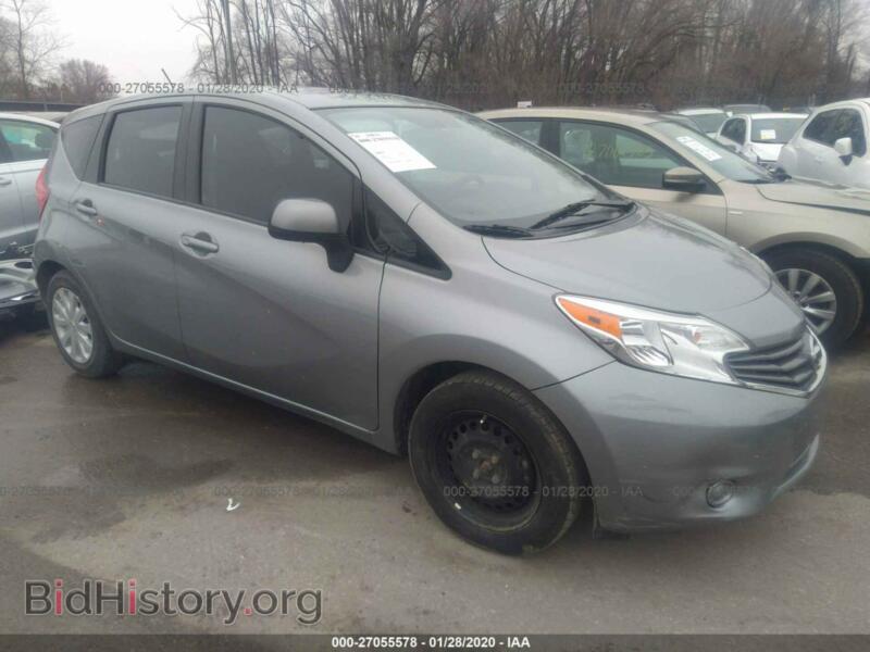 2014 Nissan VERSA NOTE S/S Plus/SV/SL (VIN 3N1CE2CP8EL390331) — фото 1 из 11, IAAI, повреждение: передняя часть